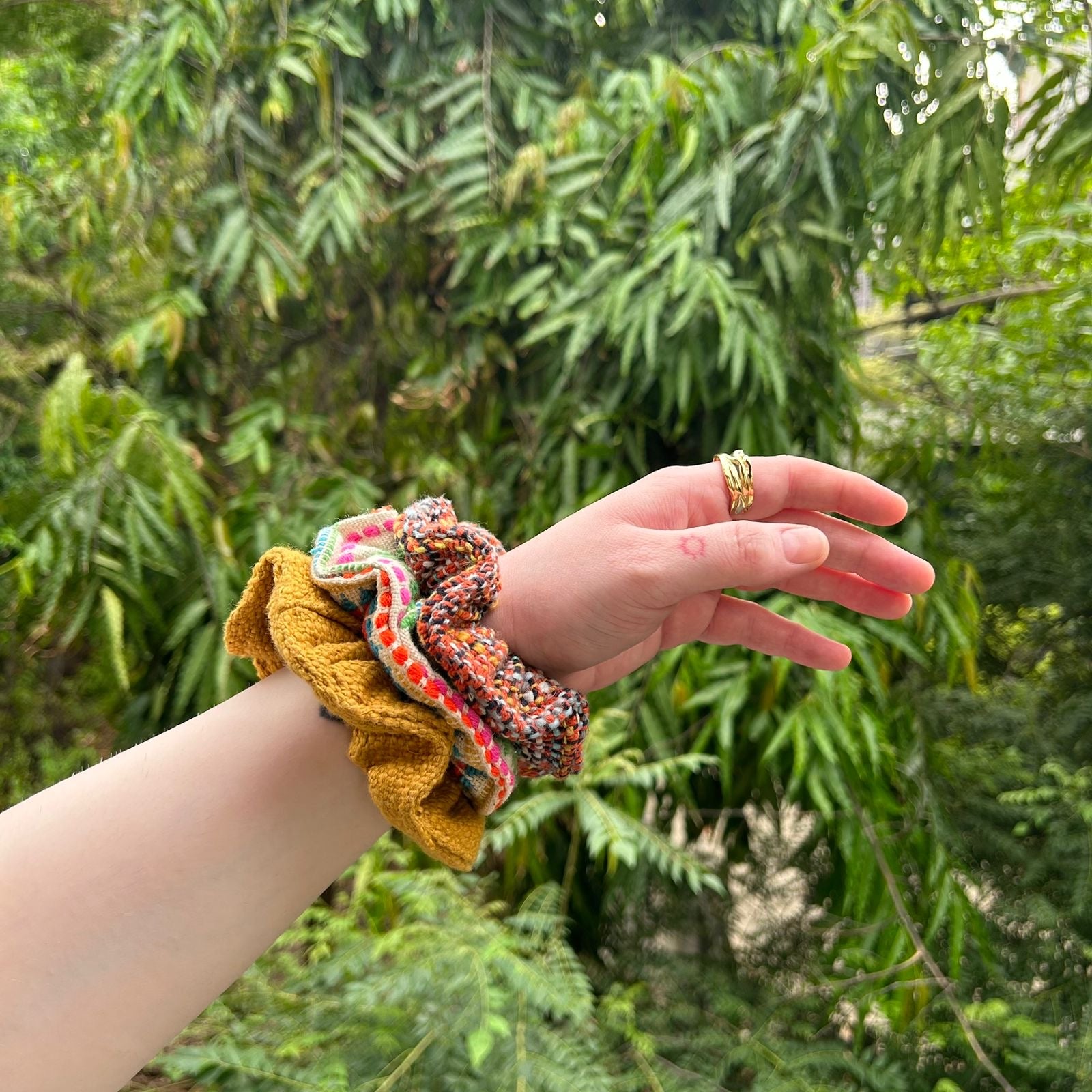 Sunset Pop Scrunchie Combo