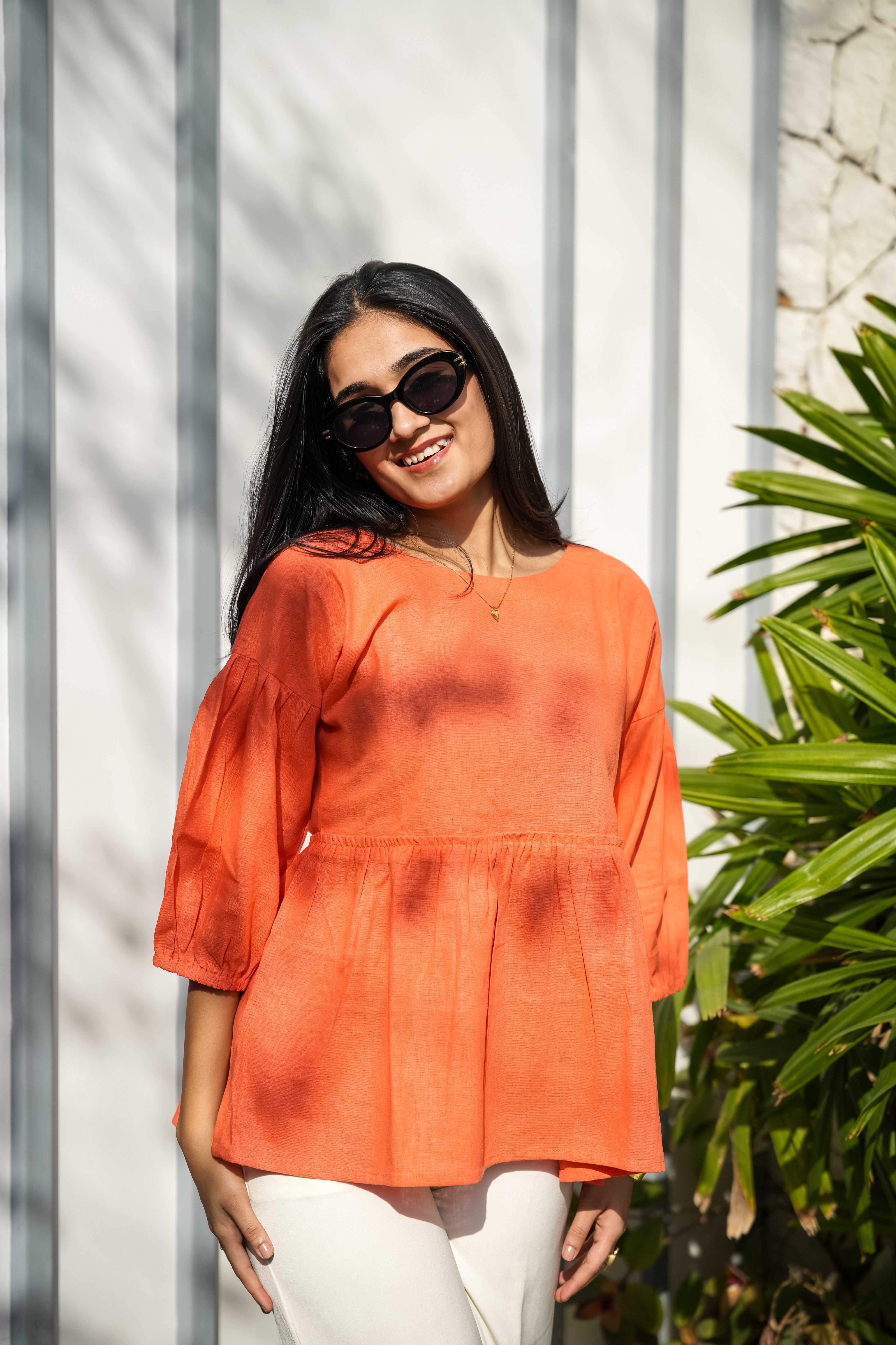 Saffron Serenity Top