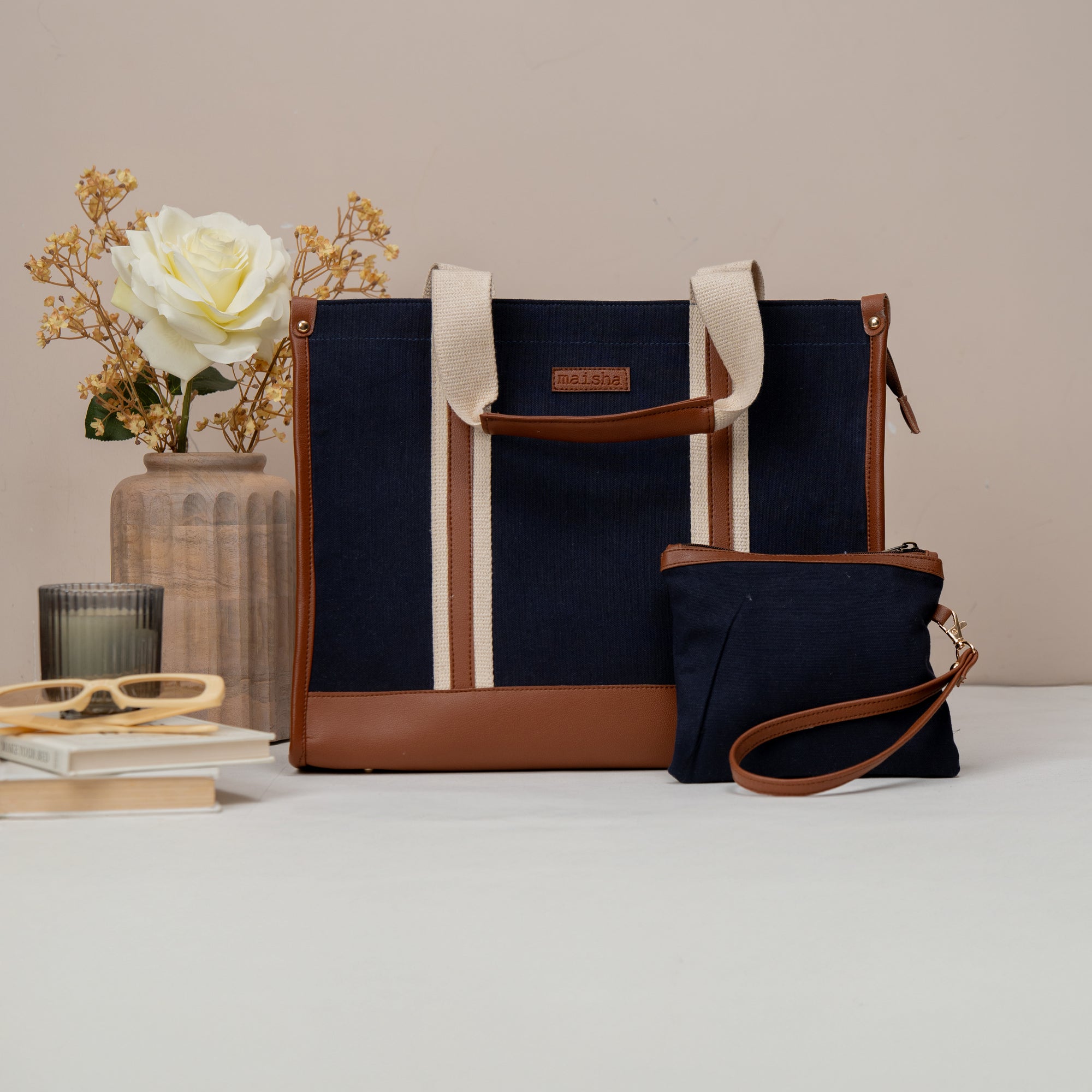 Ink Canvas Office Tote Bag