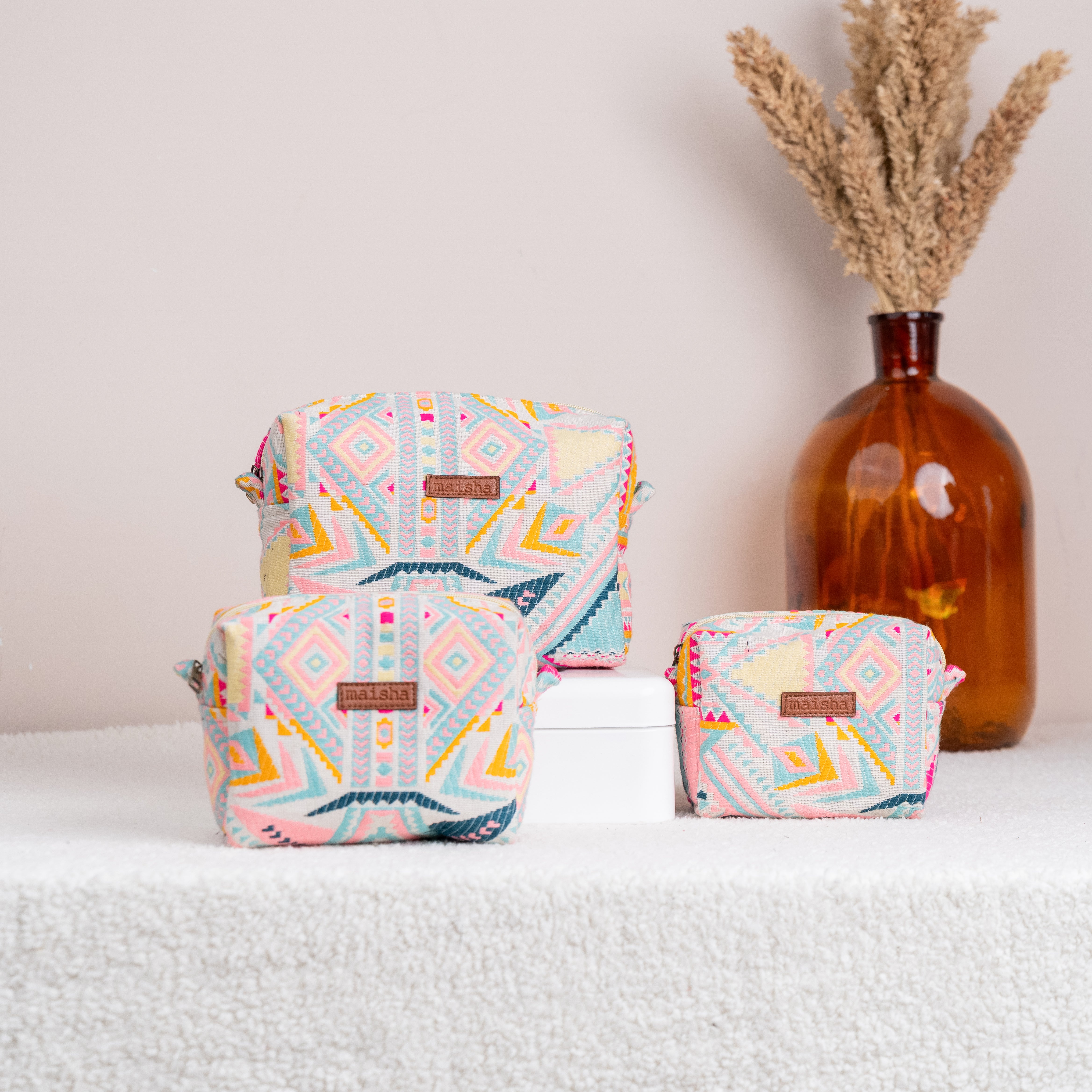 Pastel Passion Essential Pouch (Set of 3)