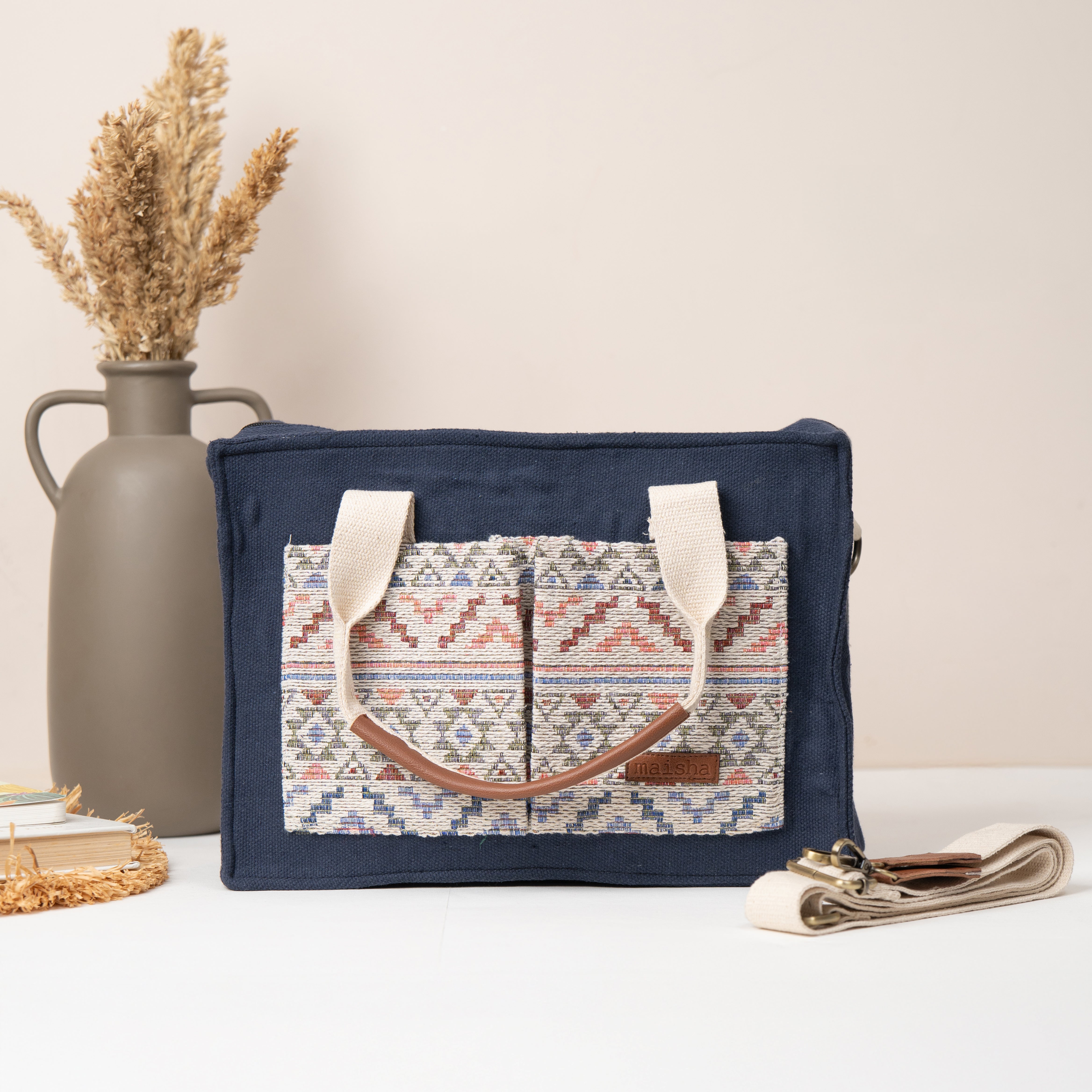 Ice Burst Canvas Tote Bag