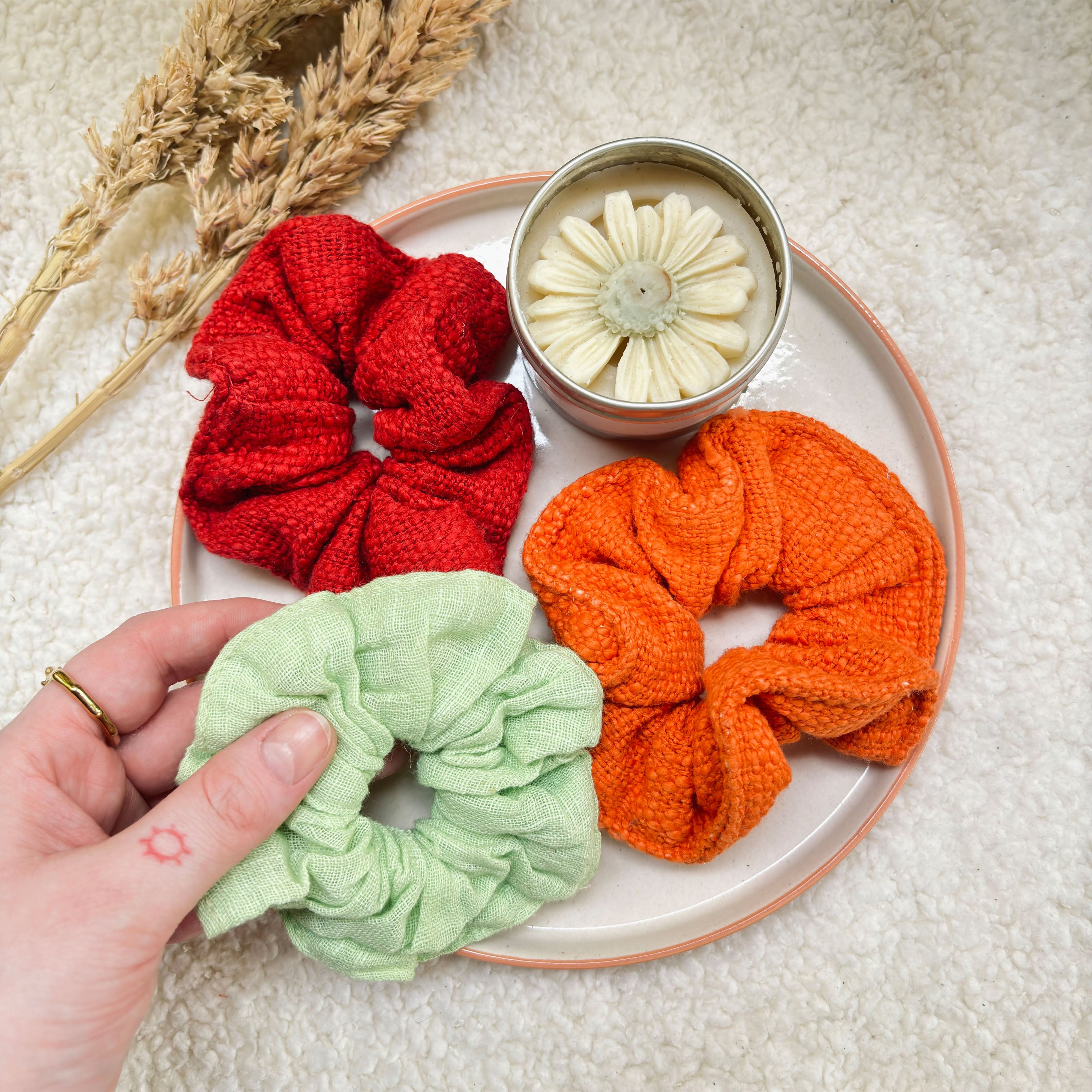 Sunset Glow Scrunchie Combo