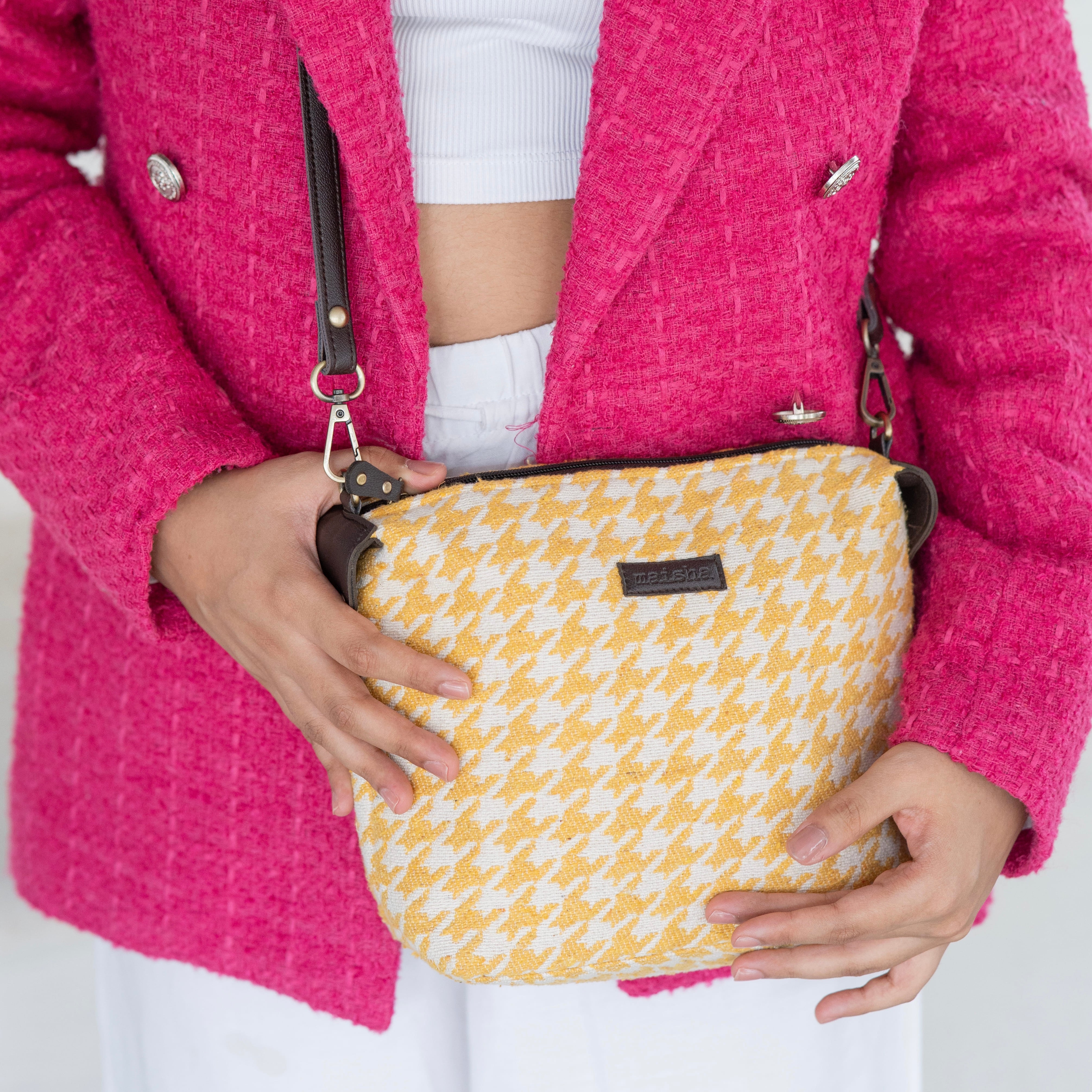 Lemon Poptart Pouch / Sling Bag