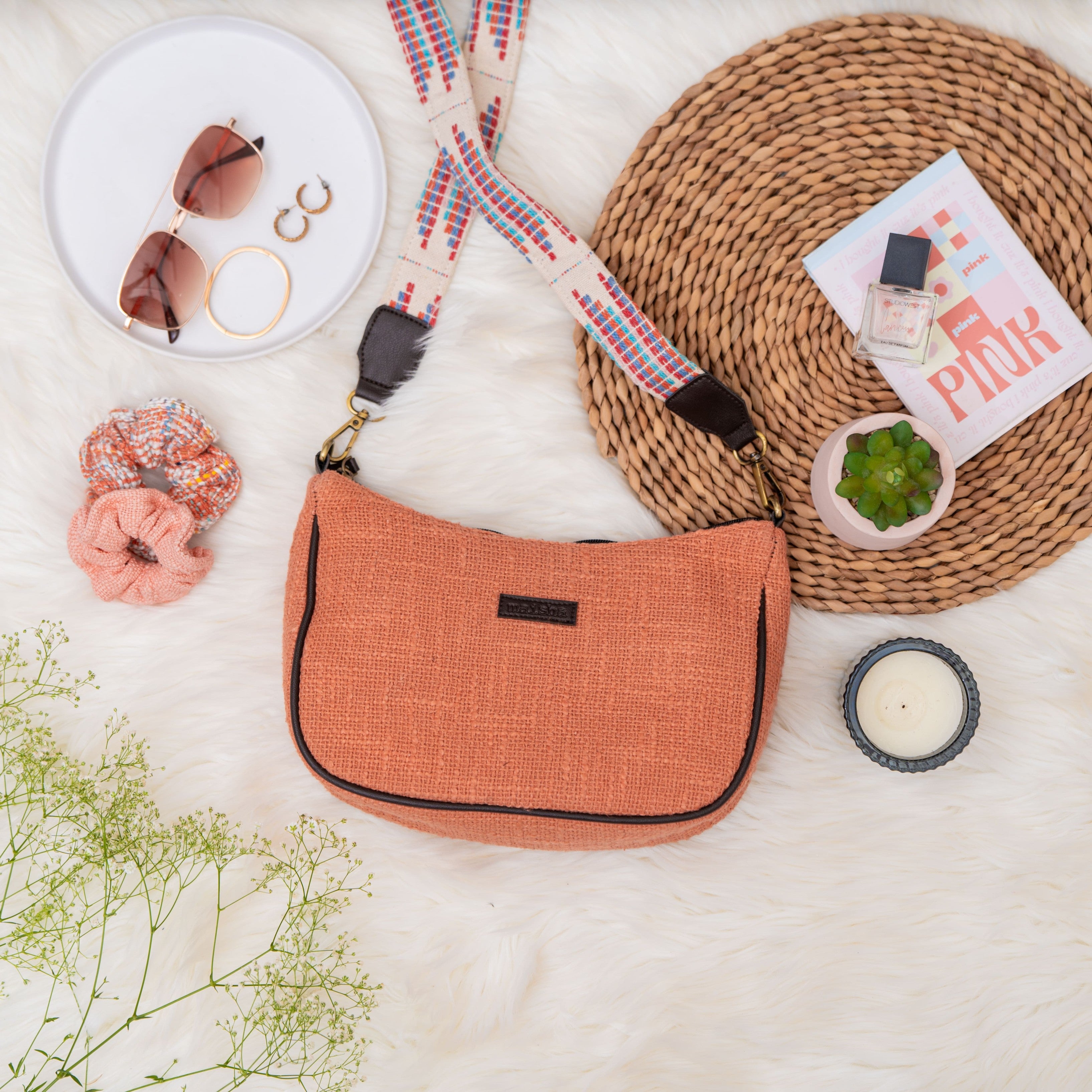 Coral Bliss AM to PM Sling Bag