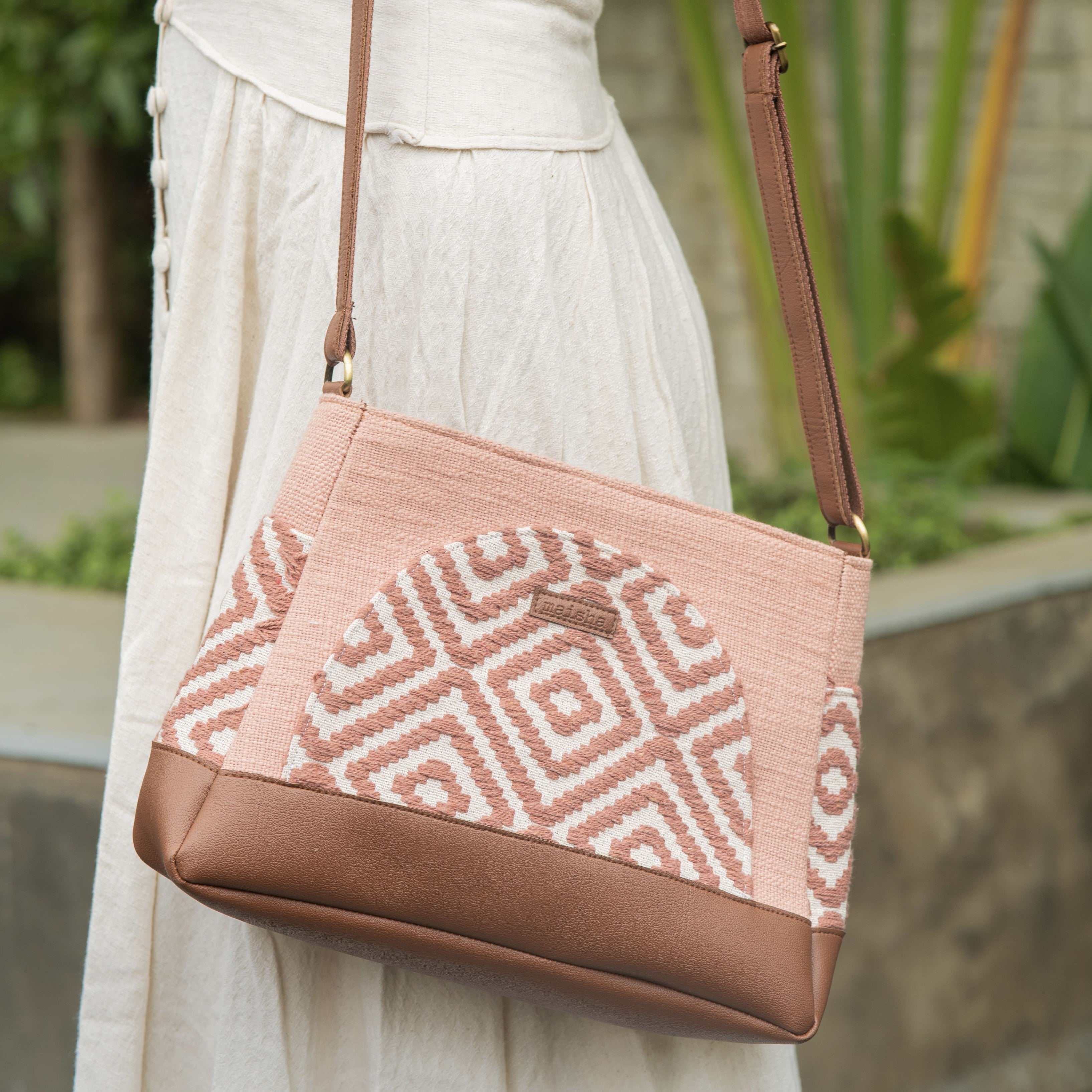 Onion Pink Diamond Not So Little Sling Bag