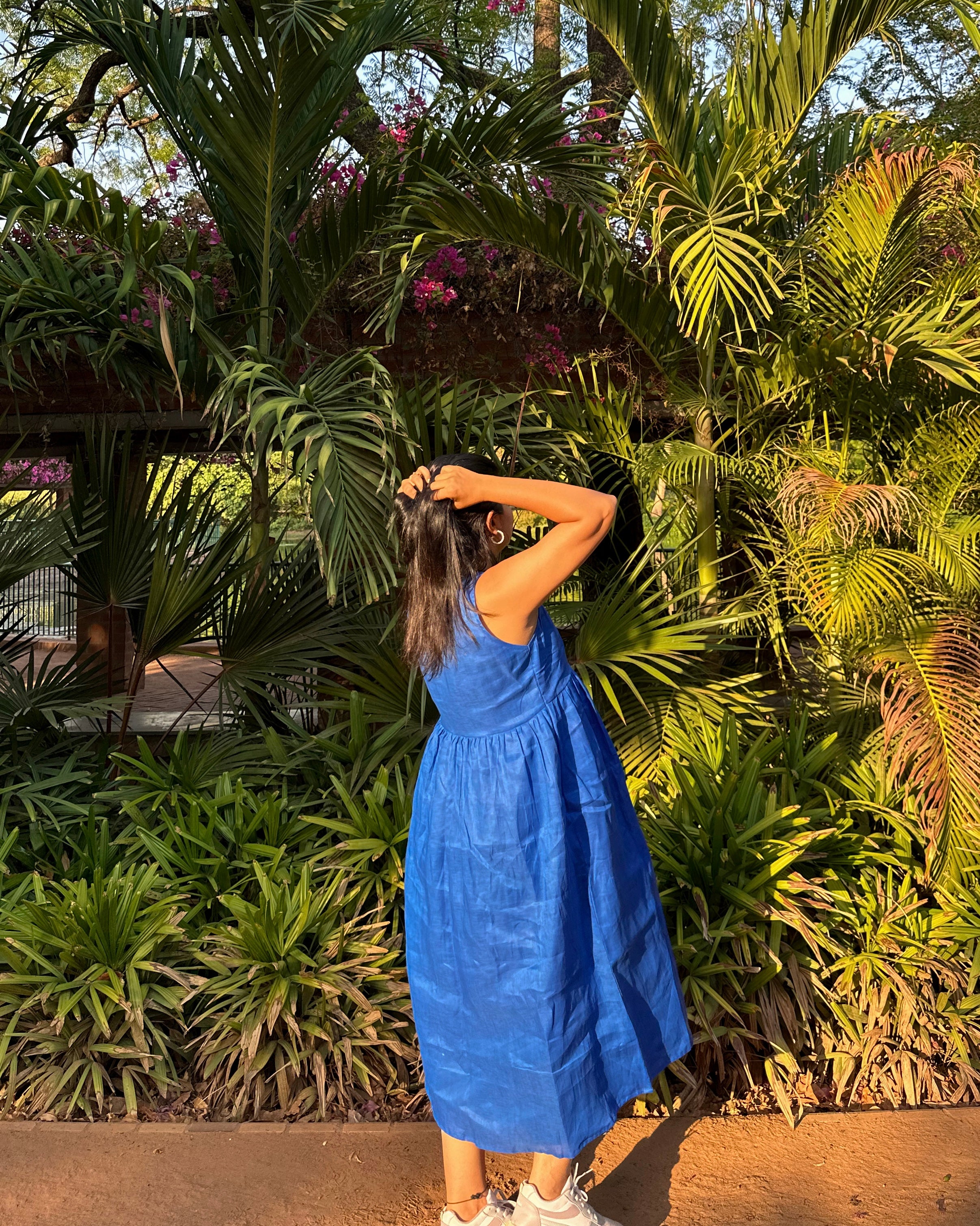 Royal Orchid - Linen Dress