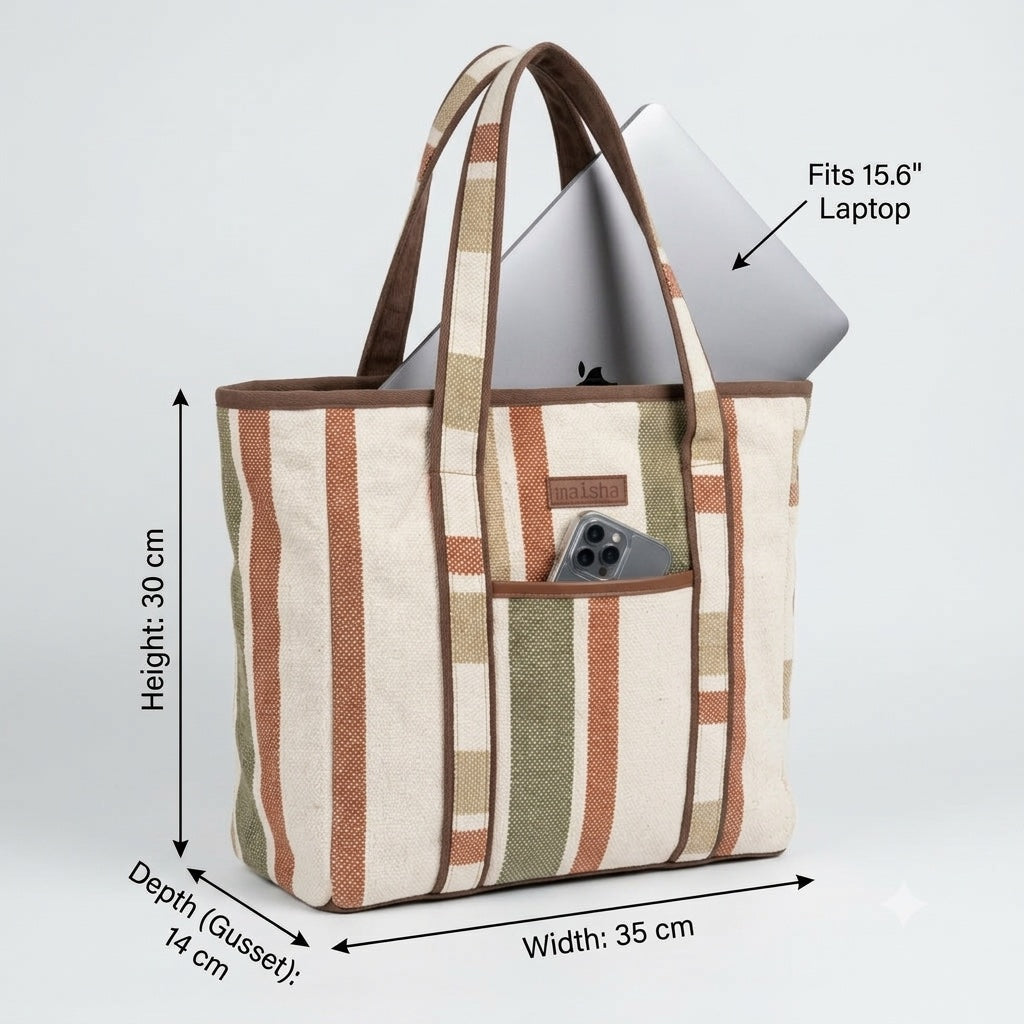 Vintage Brown Everyday Tote