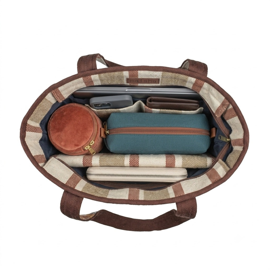Vintage Brown Everyday Tote
