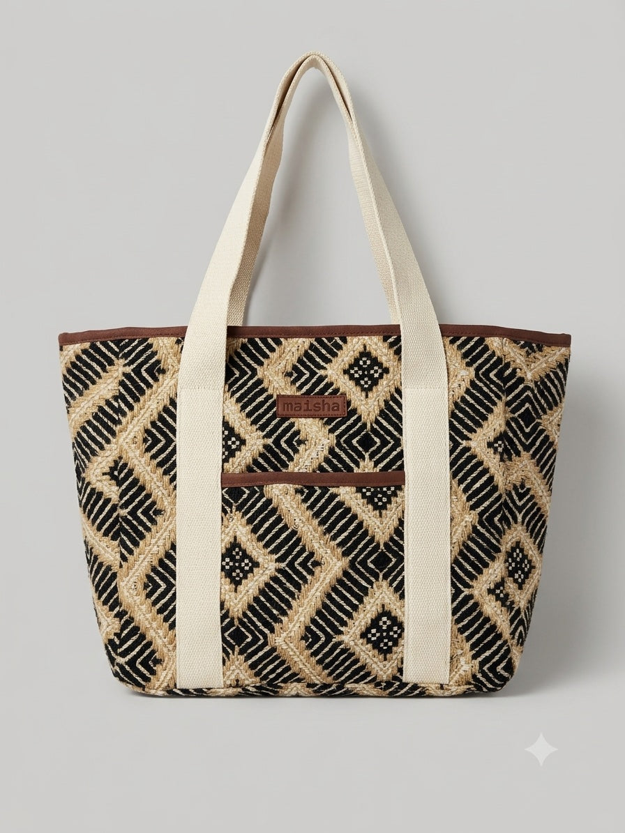 Sahara Grid Tote