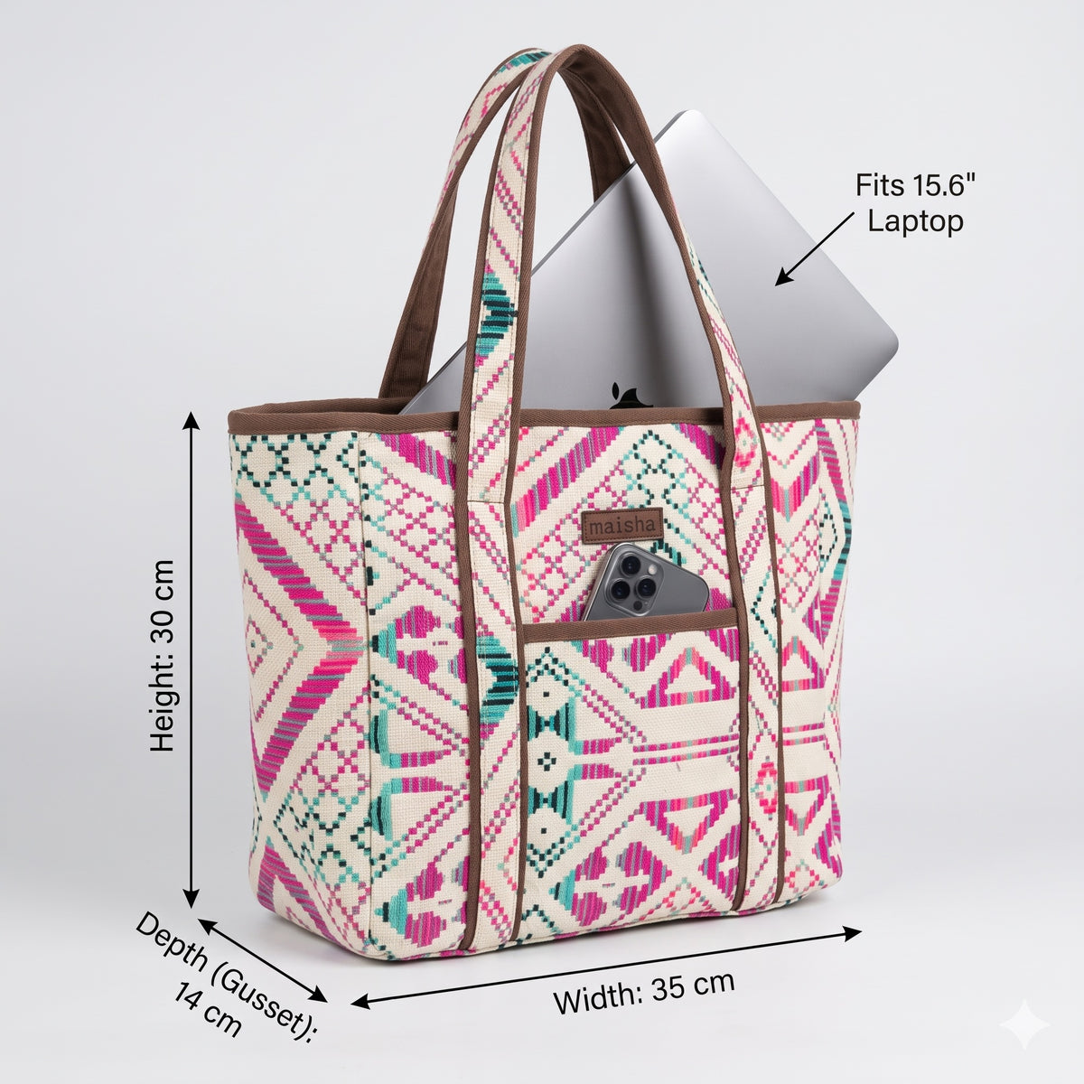 Wildberry Weave Everyday Tote