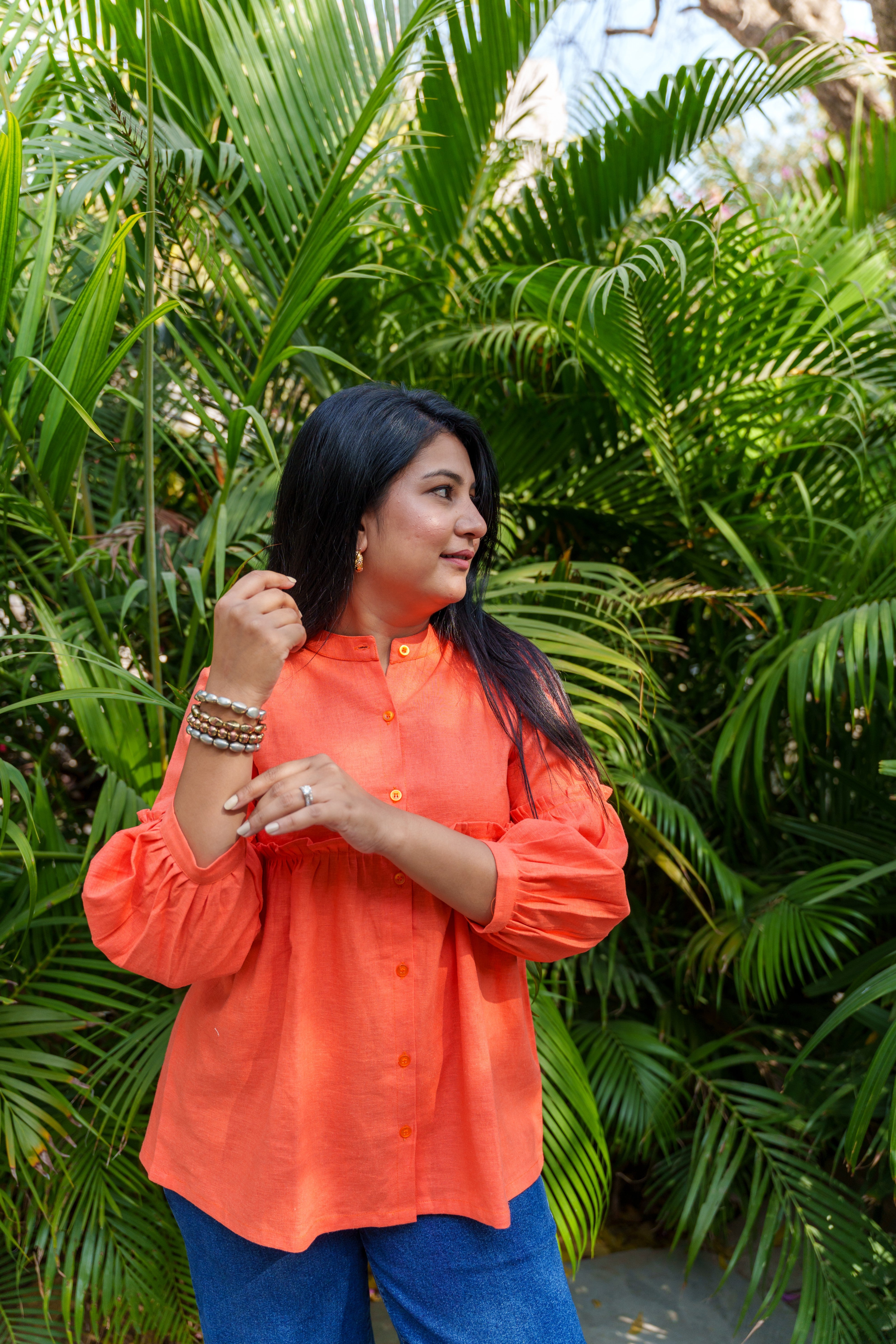 Orange Sunset Hues Top