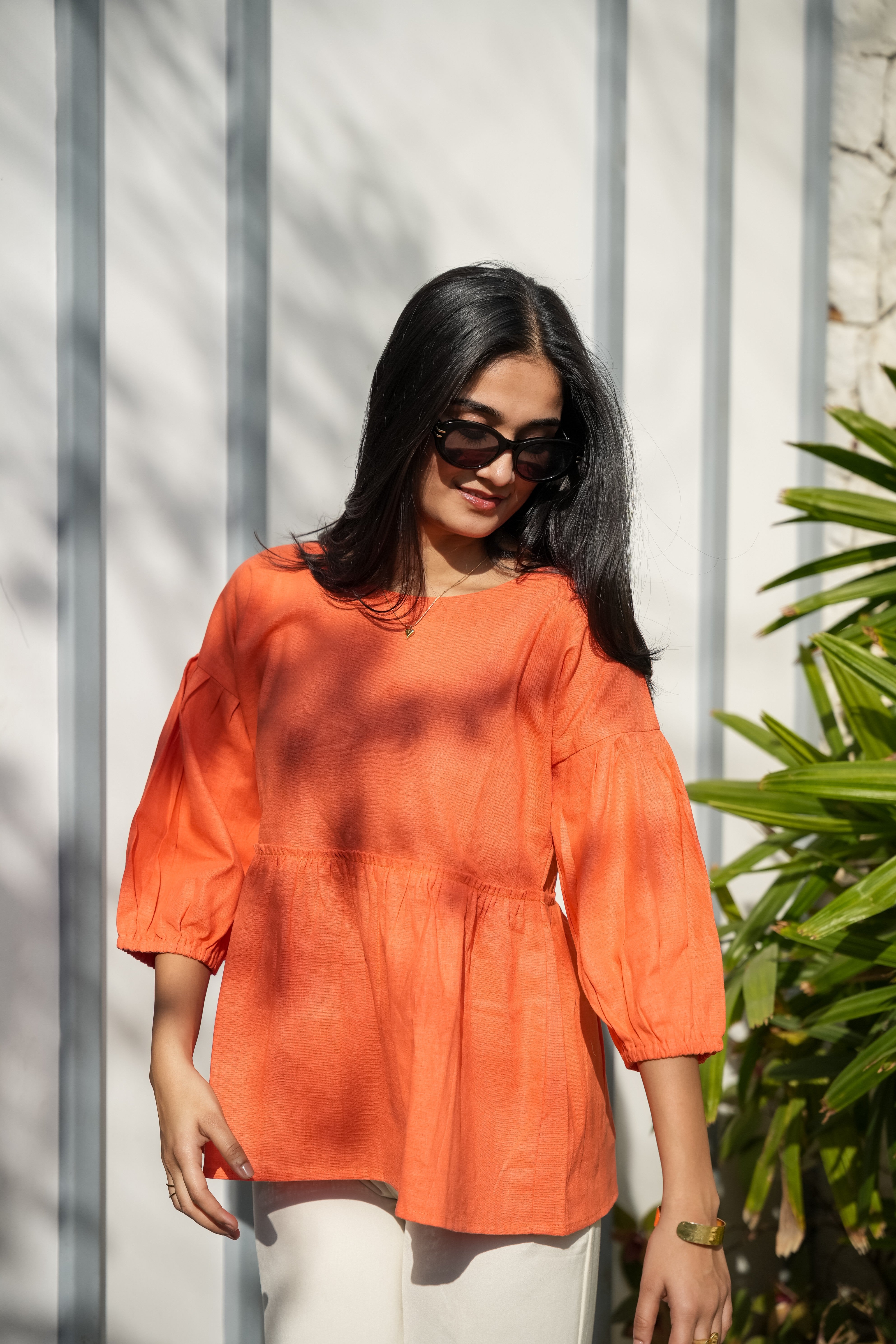 Saffron Serenity Top