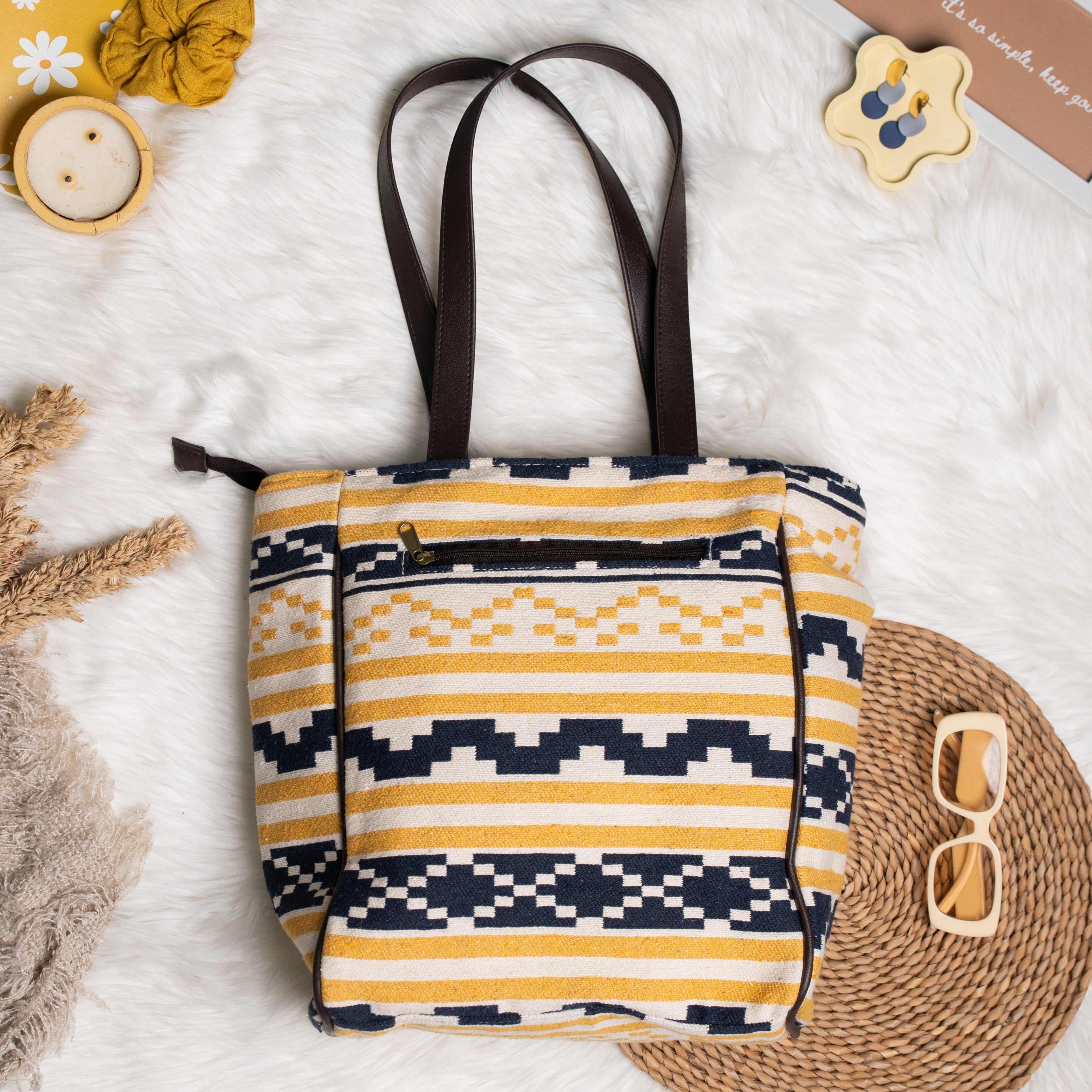 Minion Maze Cotton Jacquard Tote Bag