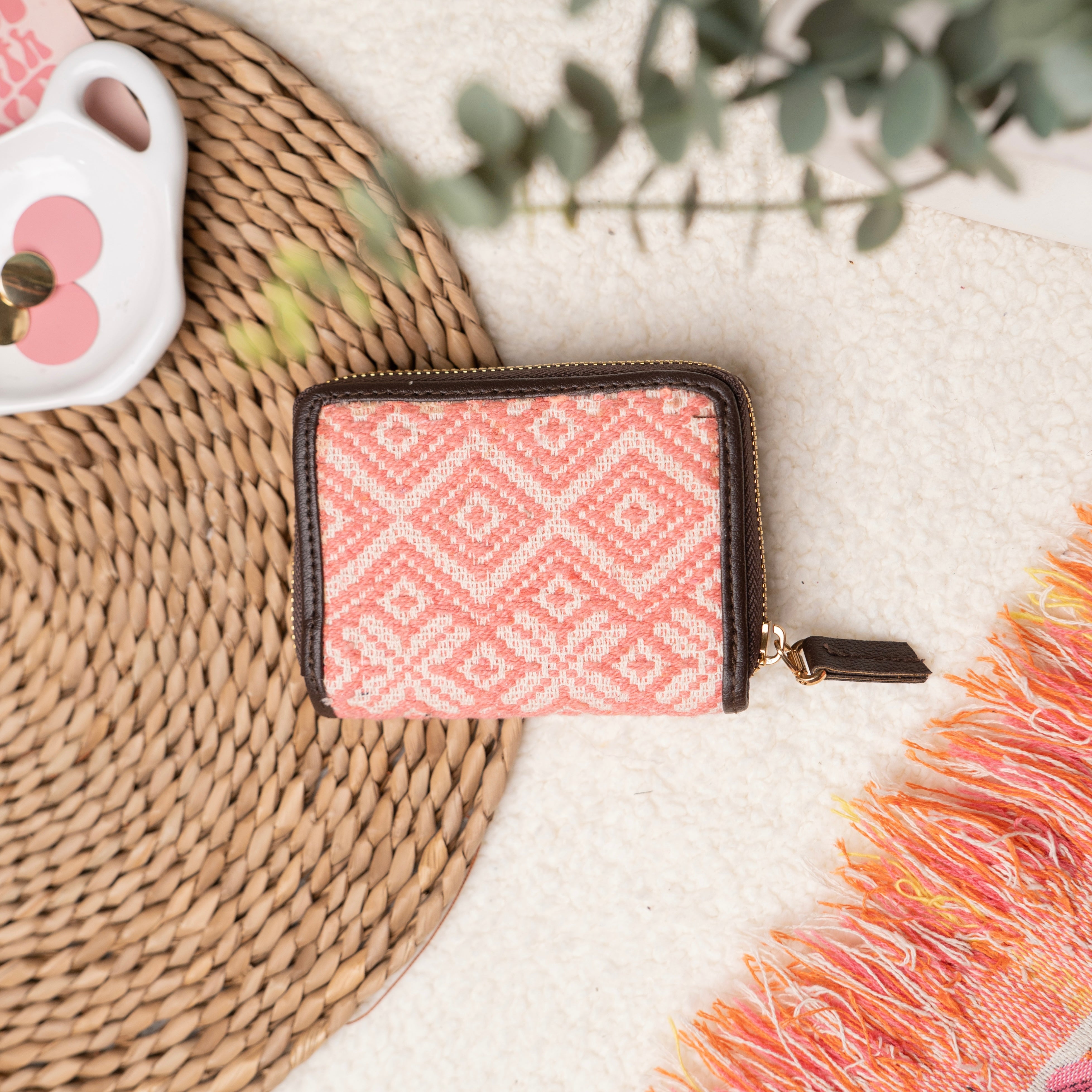 Blush Bloom Compact Wallet