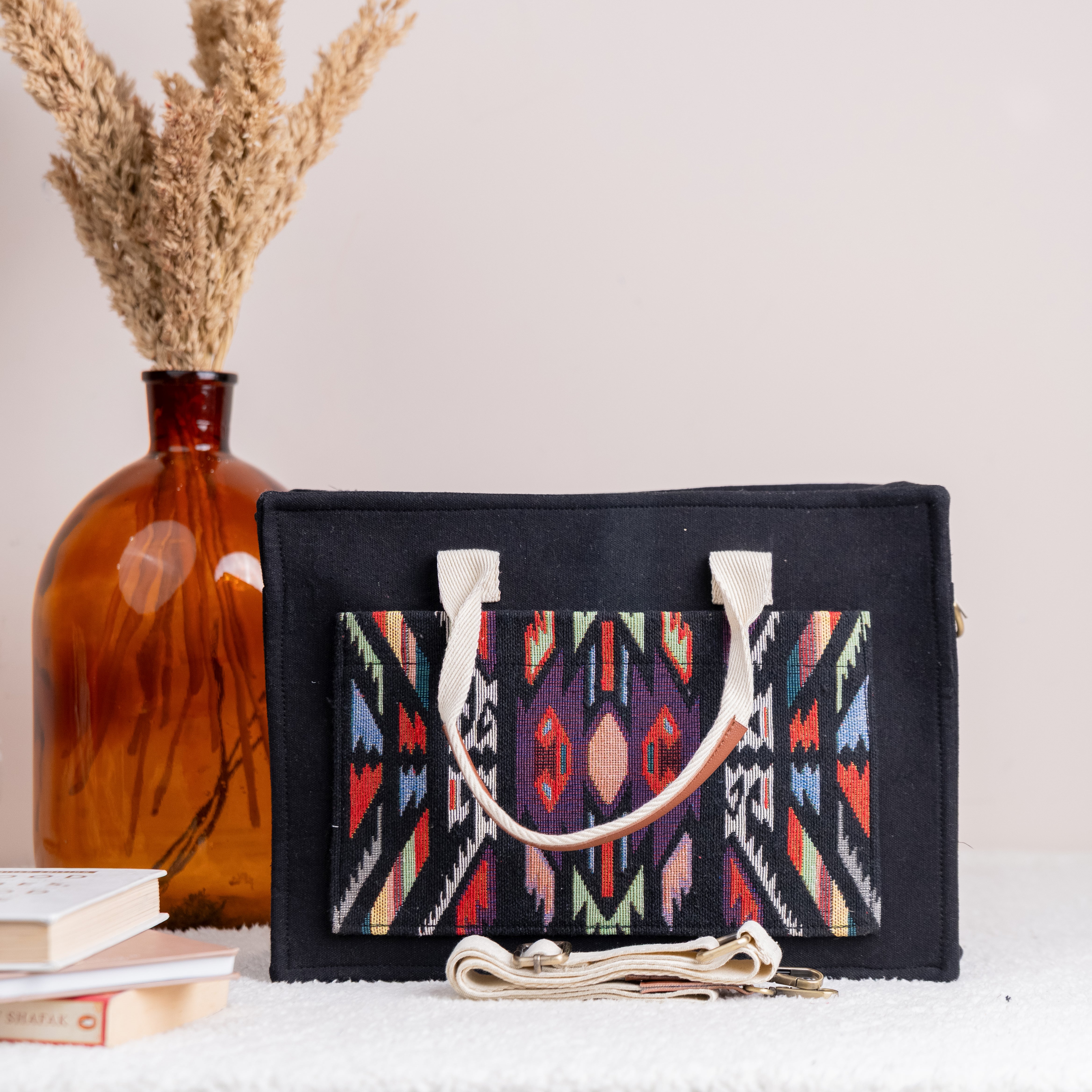 Tribal Weaves Canvas Tote Bag