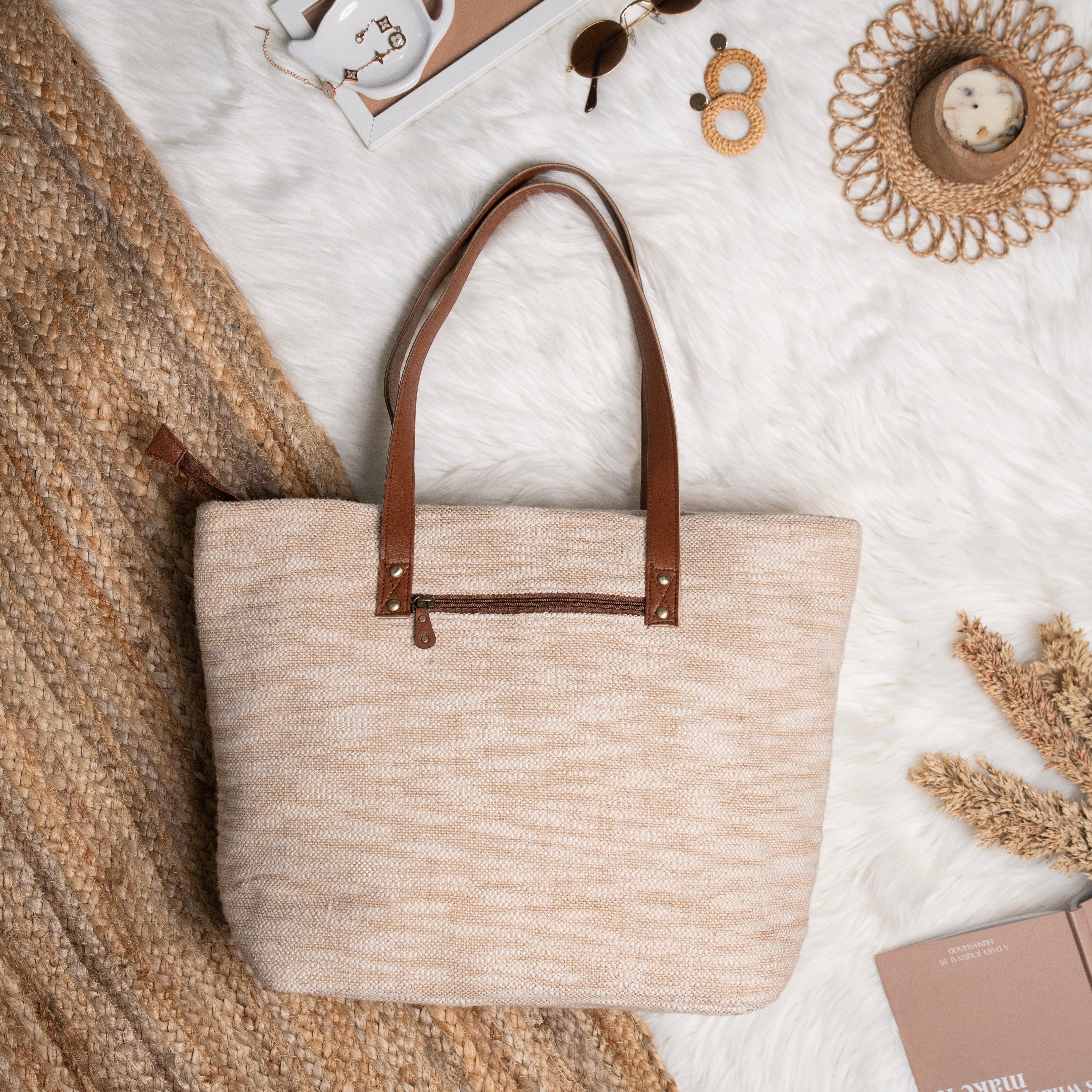 Beige Beauty Everyday Tote