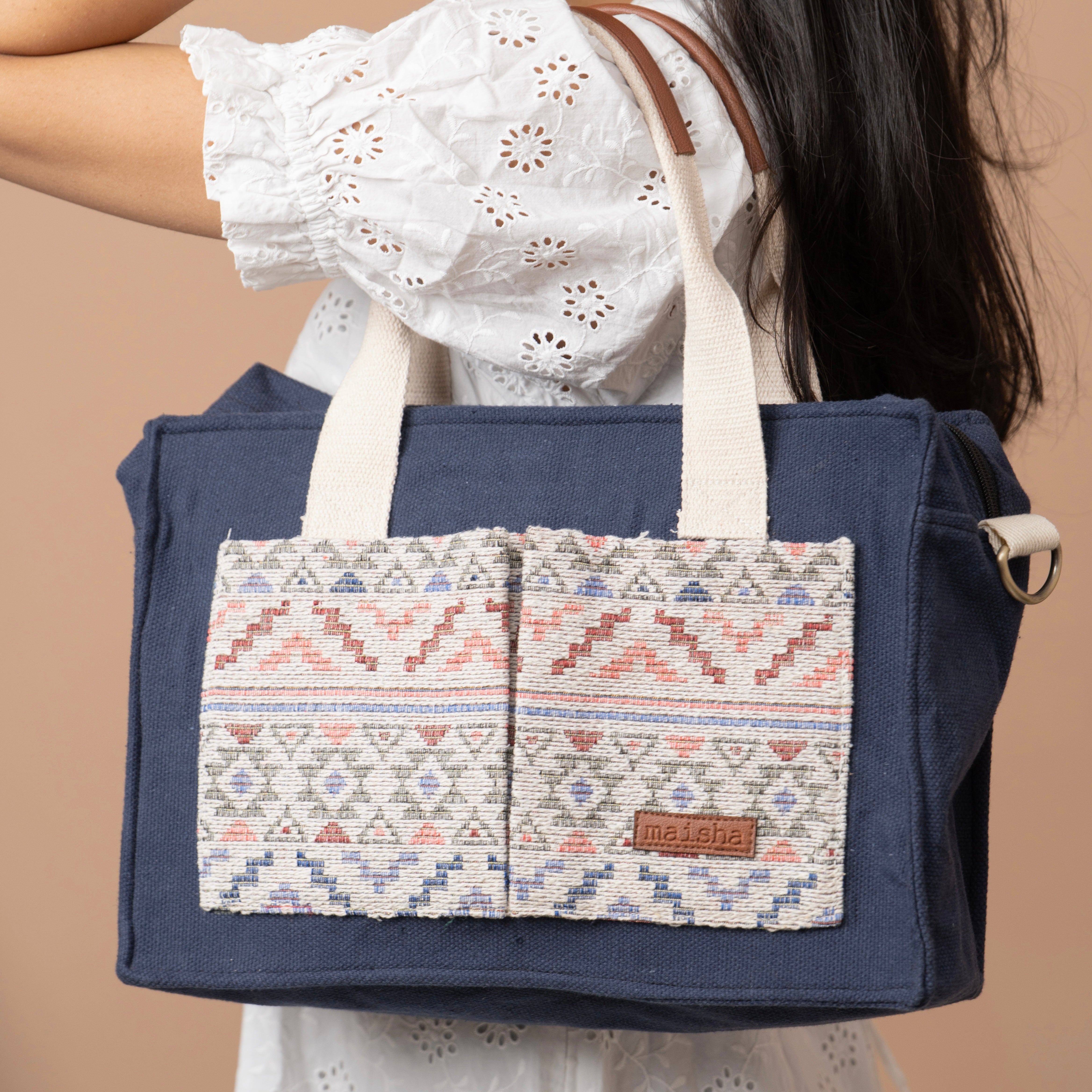 Ice Burst Canvas Tote Bag