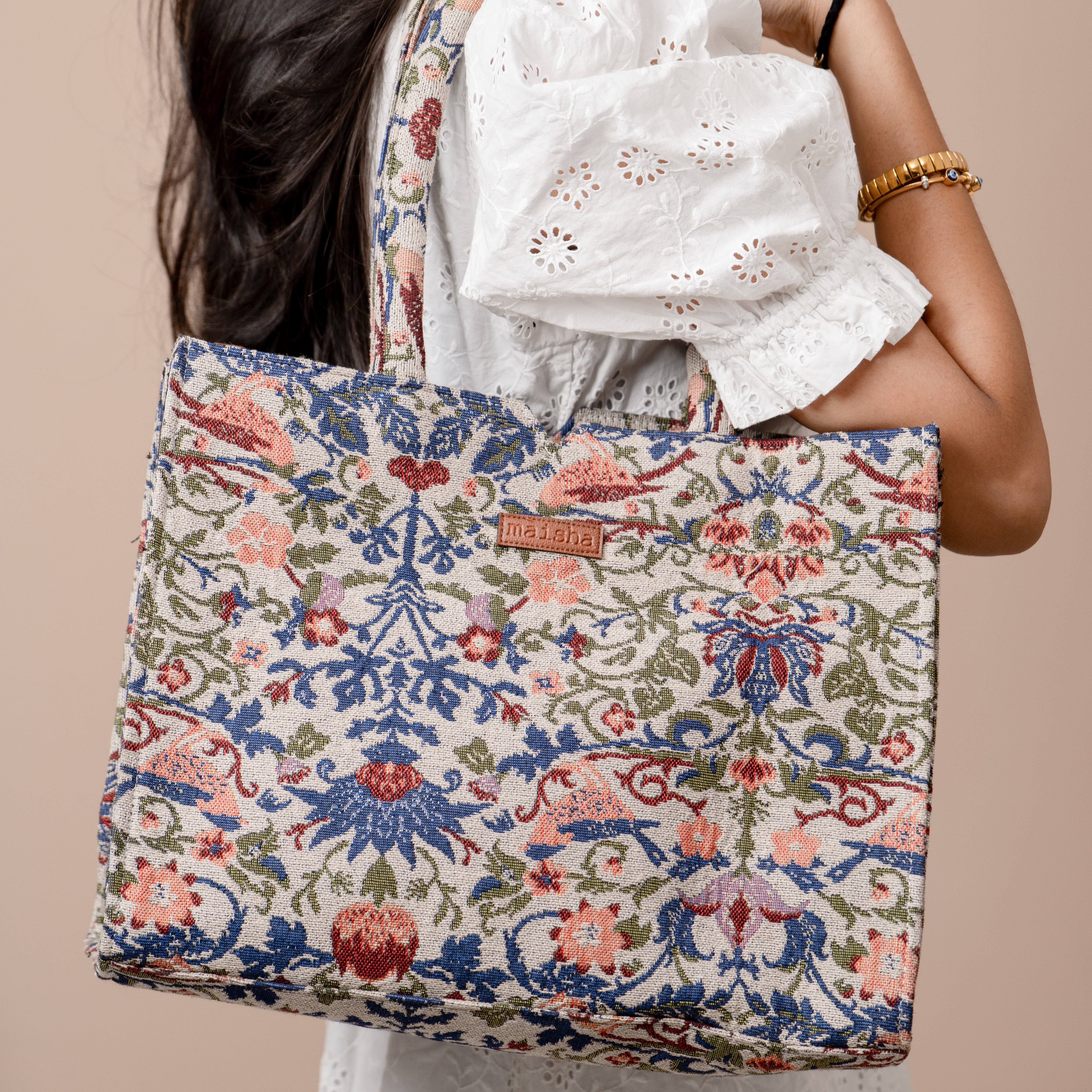 Sundown Bloom Large Box Bag (LARGE)