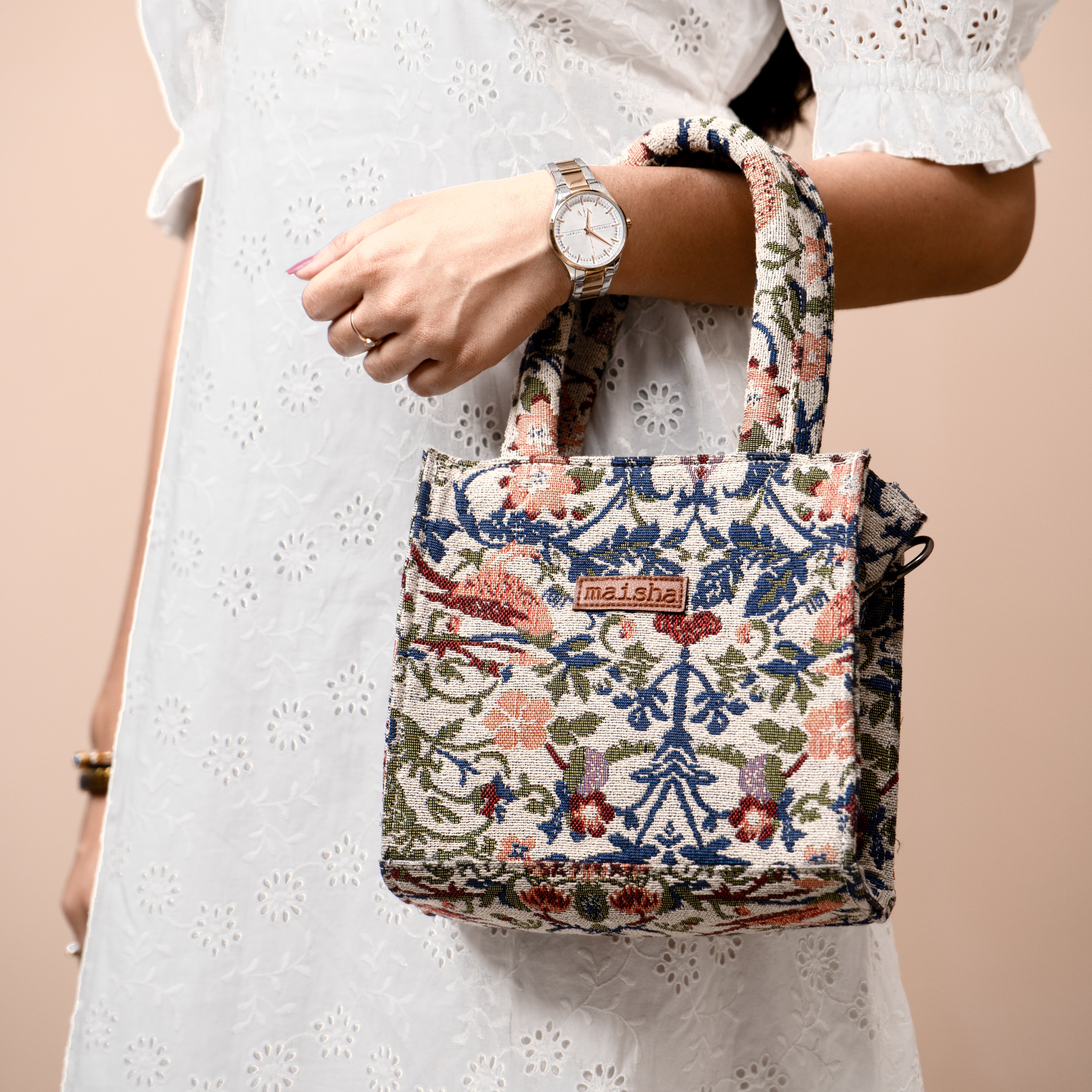 Sundown Bloom Small Box Bag (SMALL)