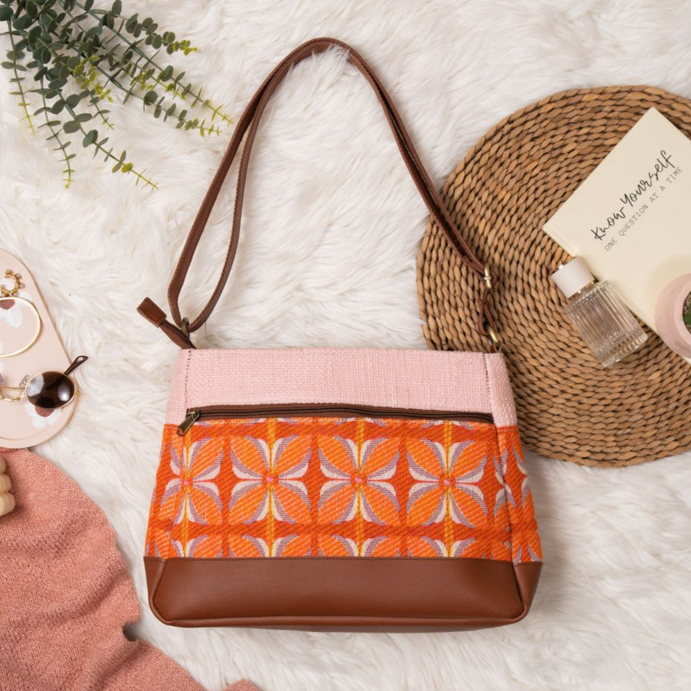 Pumpkin Petal Not So Little Sling Bag