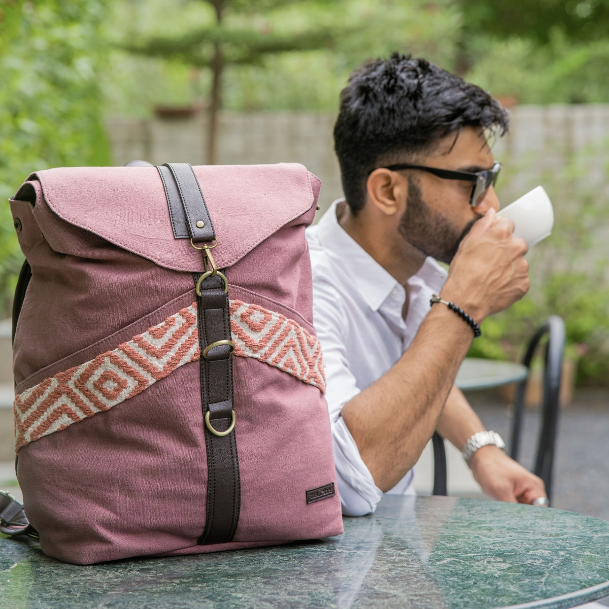 Vintage Violet Unisex Backpack Bag
