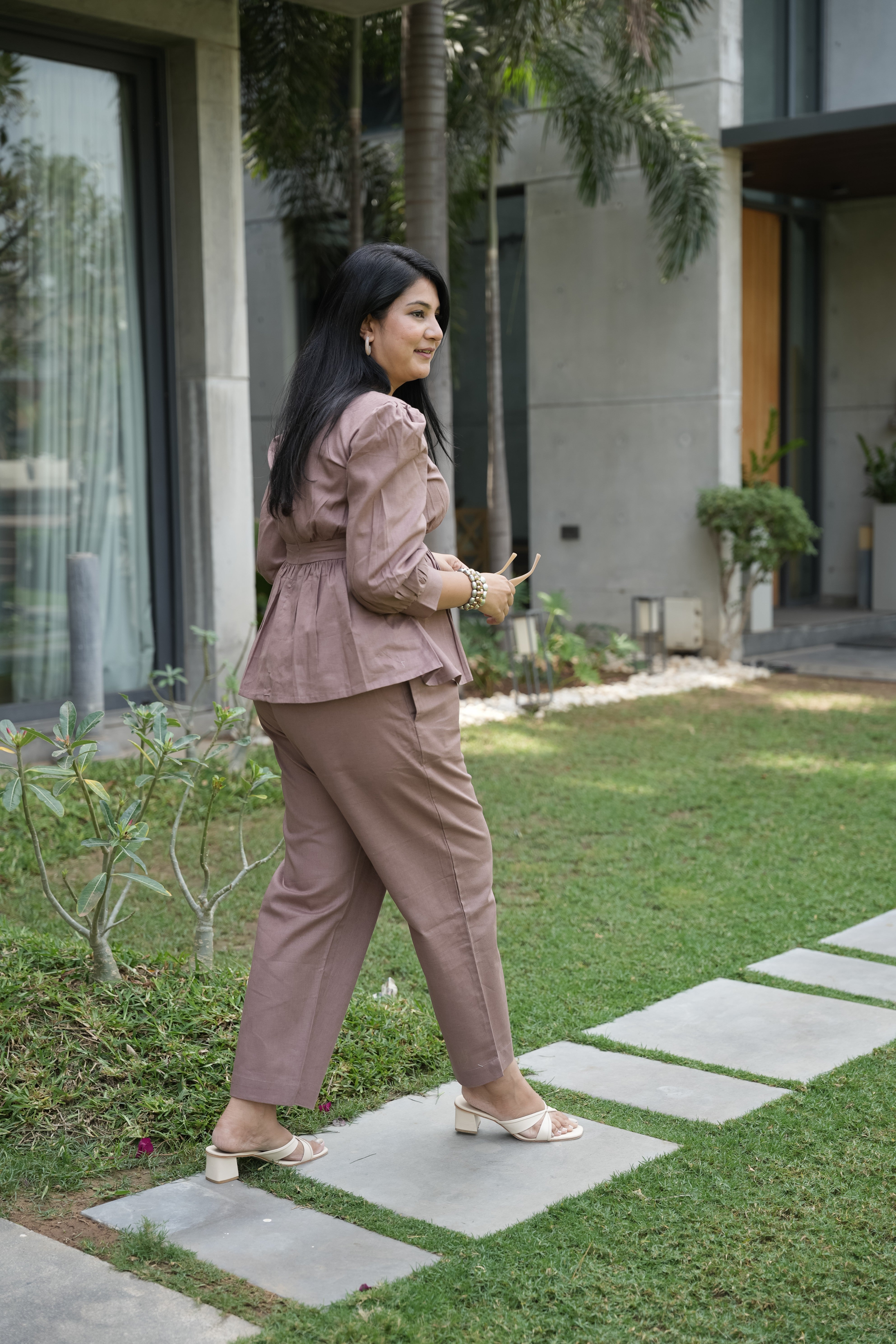 Mauve Sun-washed Co-ord Set