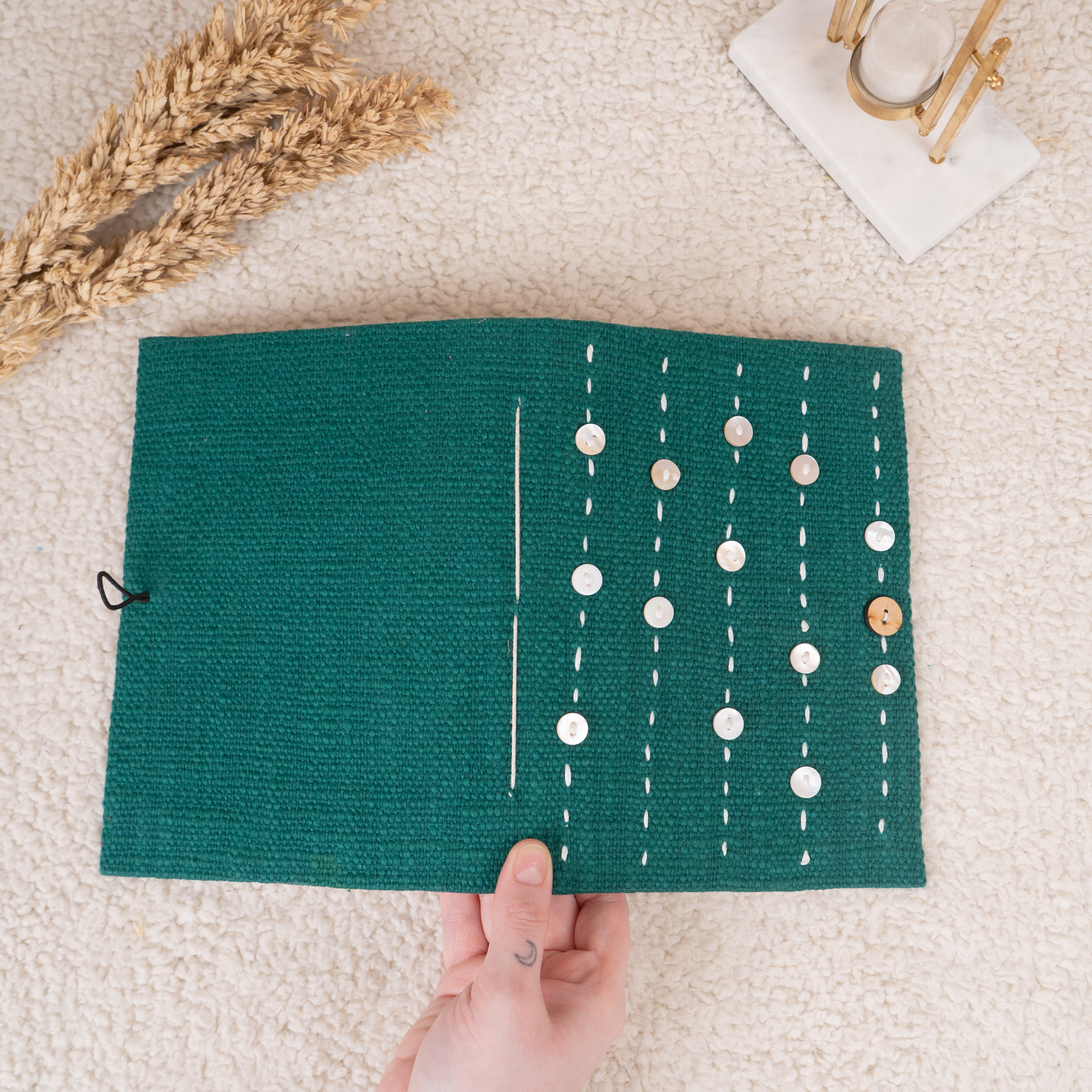 Teal Button Trail Diary