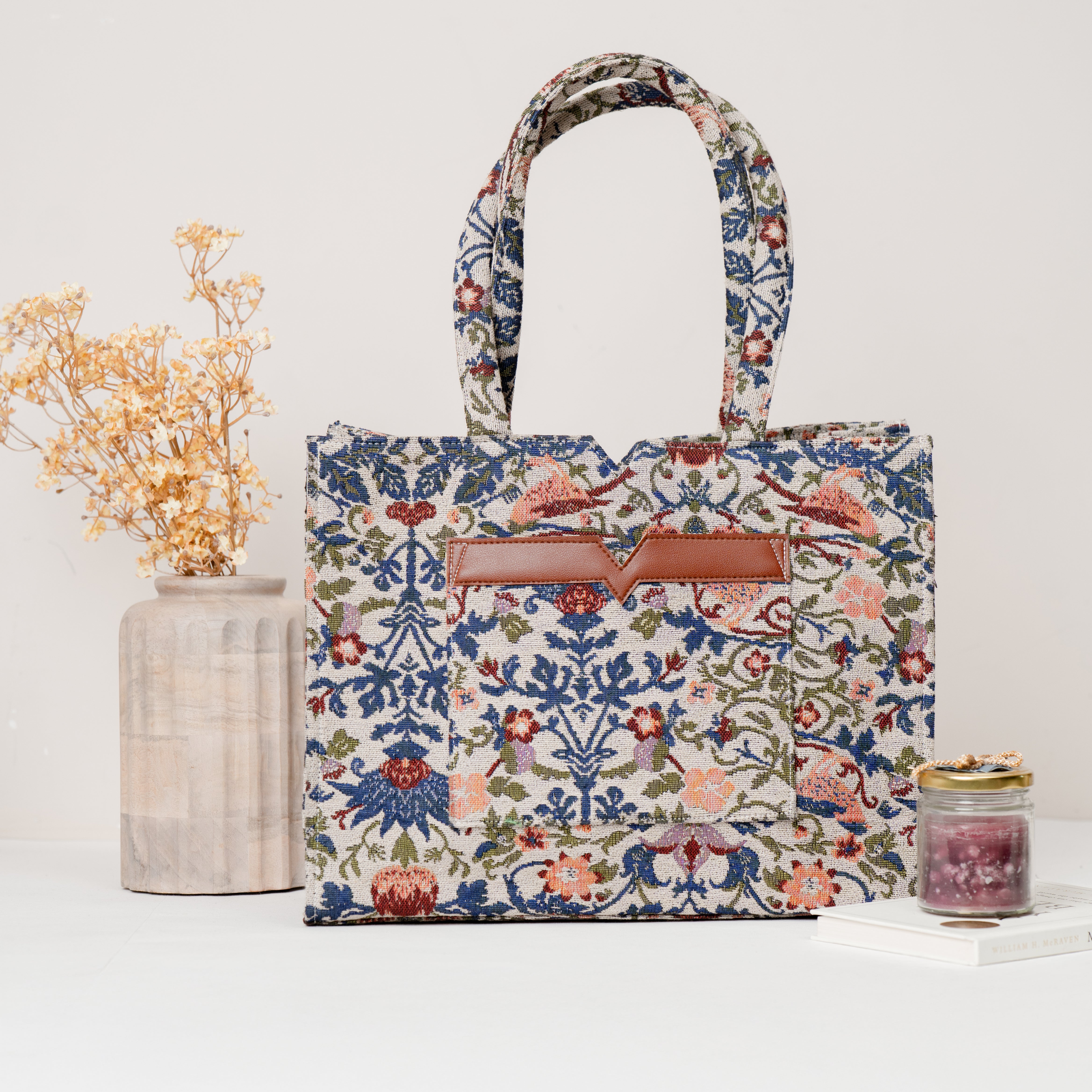 Sundown Bloom Large Box Bag (LARGE)