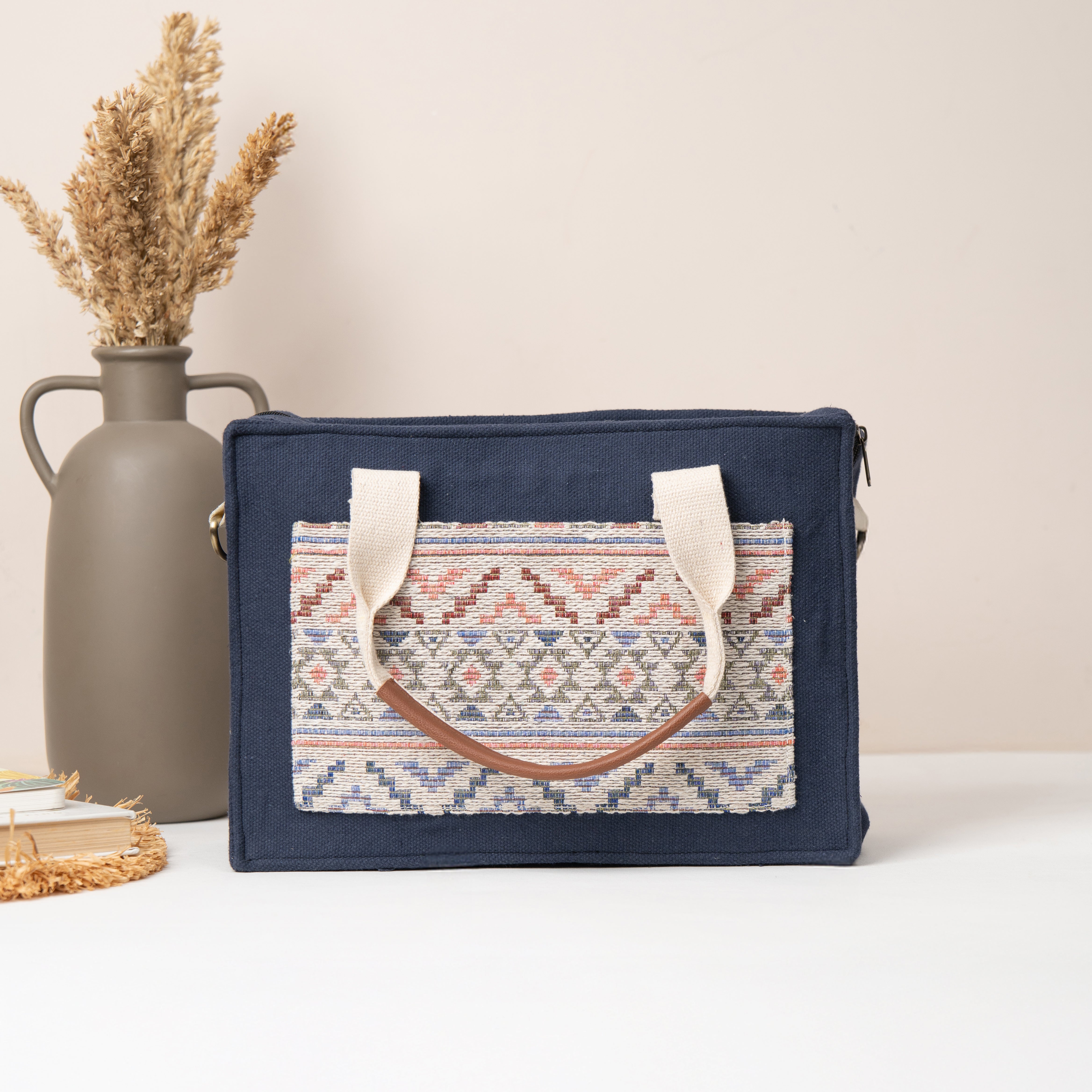 Ice Burst Canvas Tote Bag