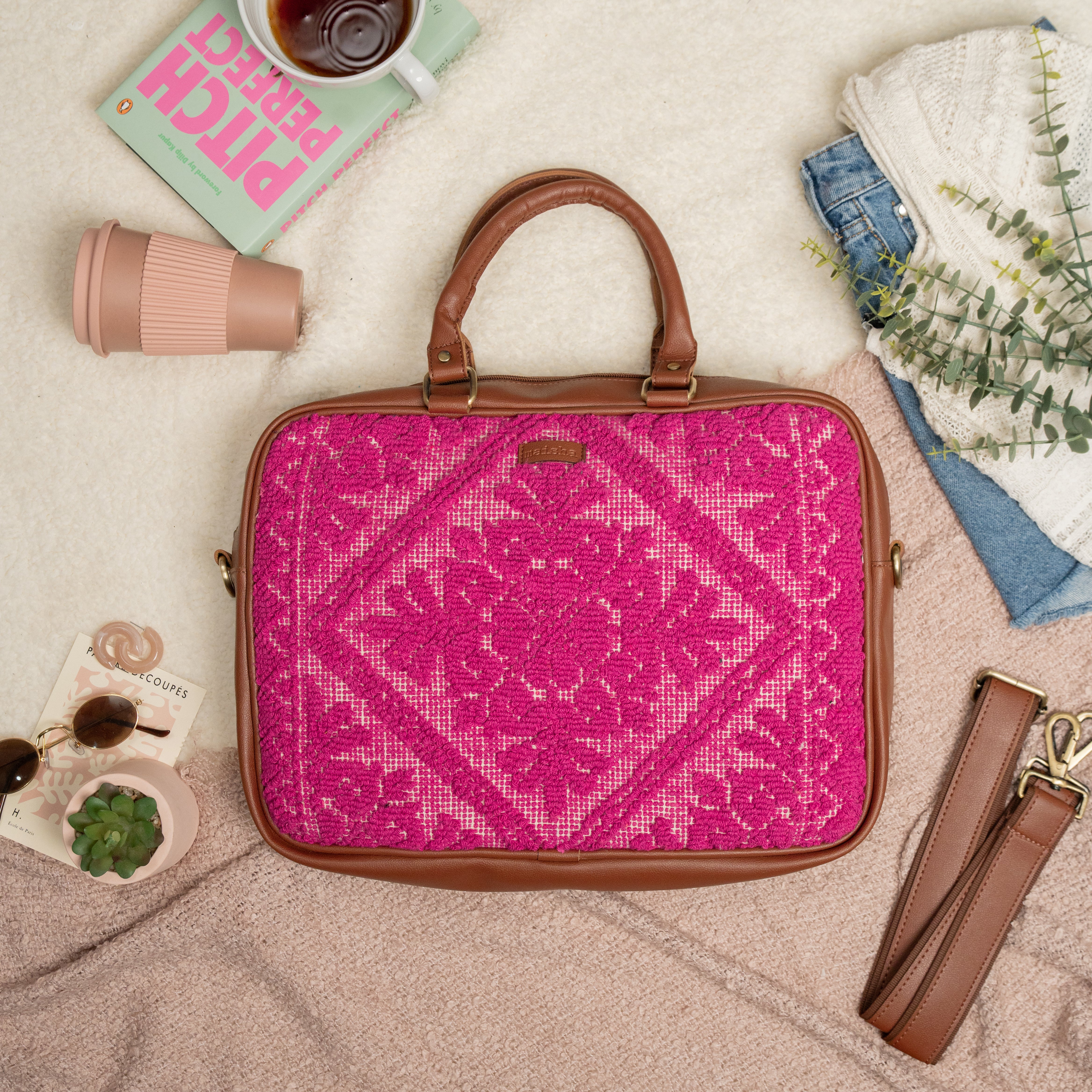 Fushsia Flame Laptop Bag