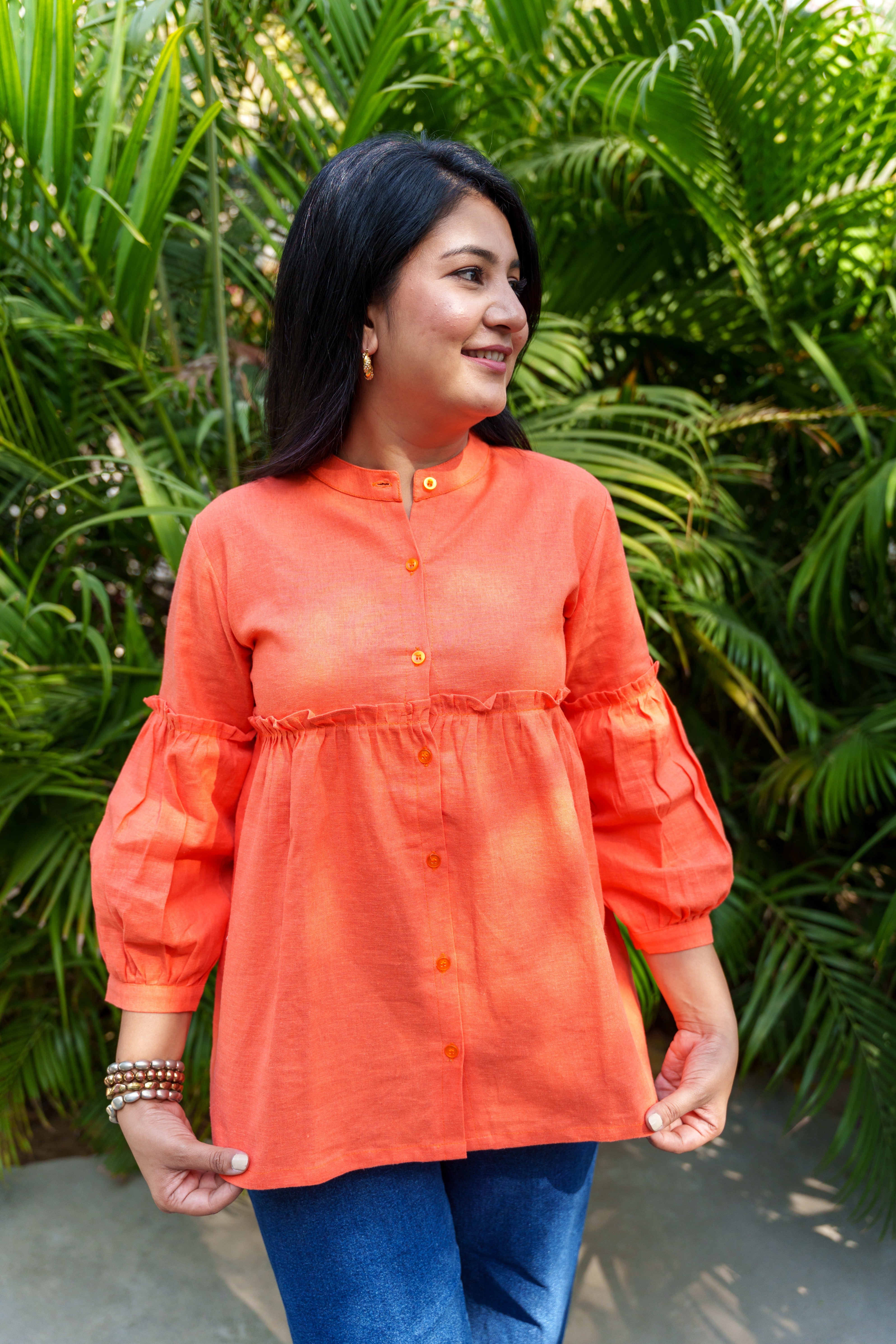 Orange Sunset Hues Top