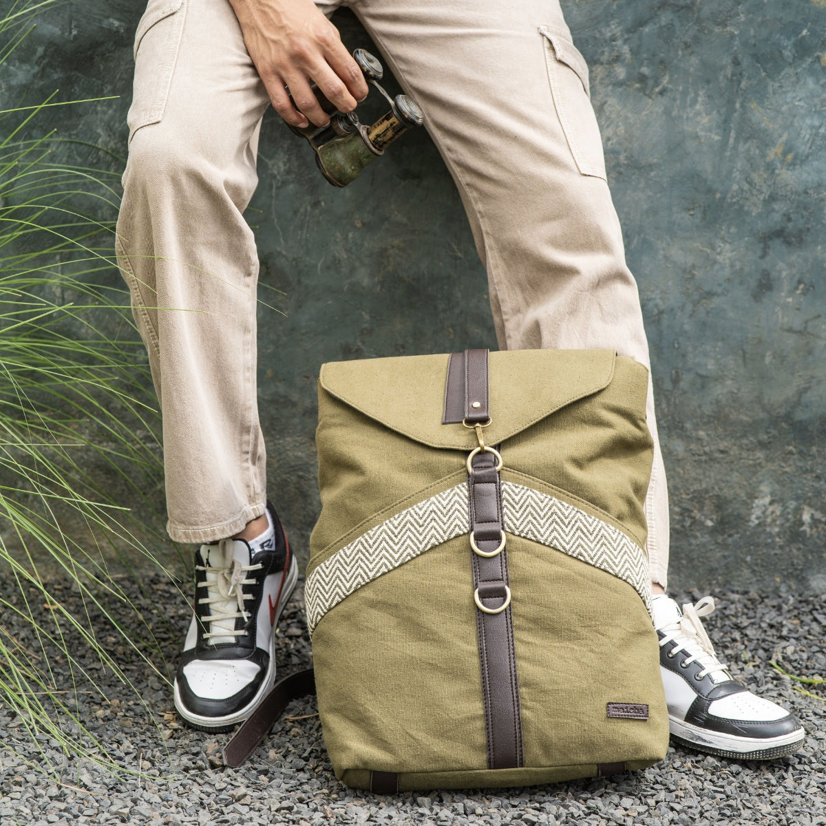 Foresty Green Unisex Backpack Bag