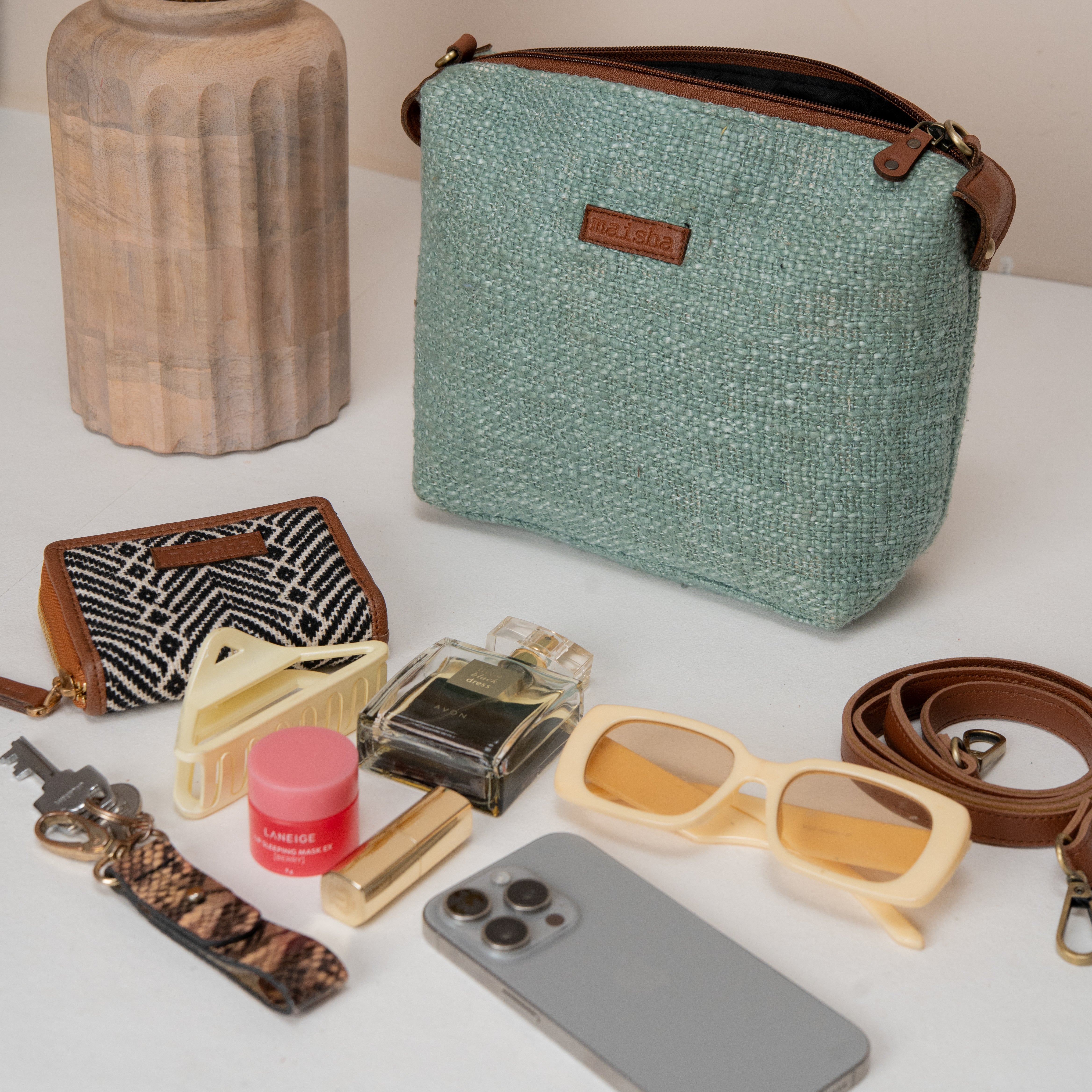 Mint Muse Pouch / Sling Bag