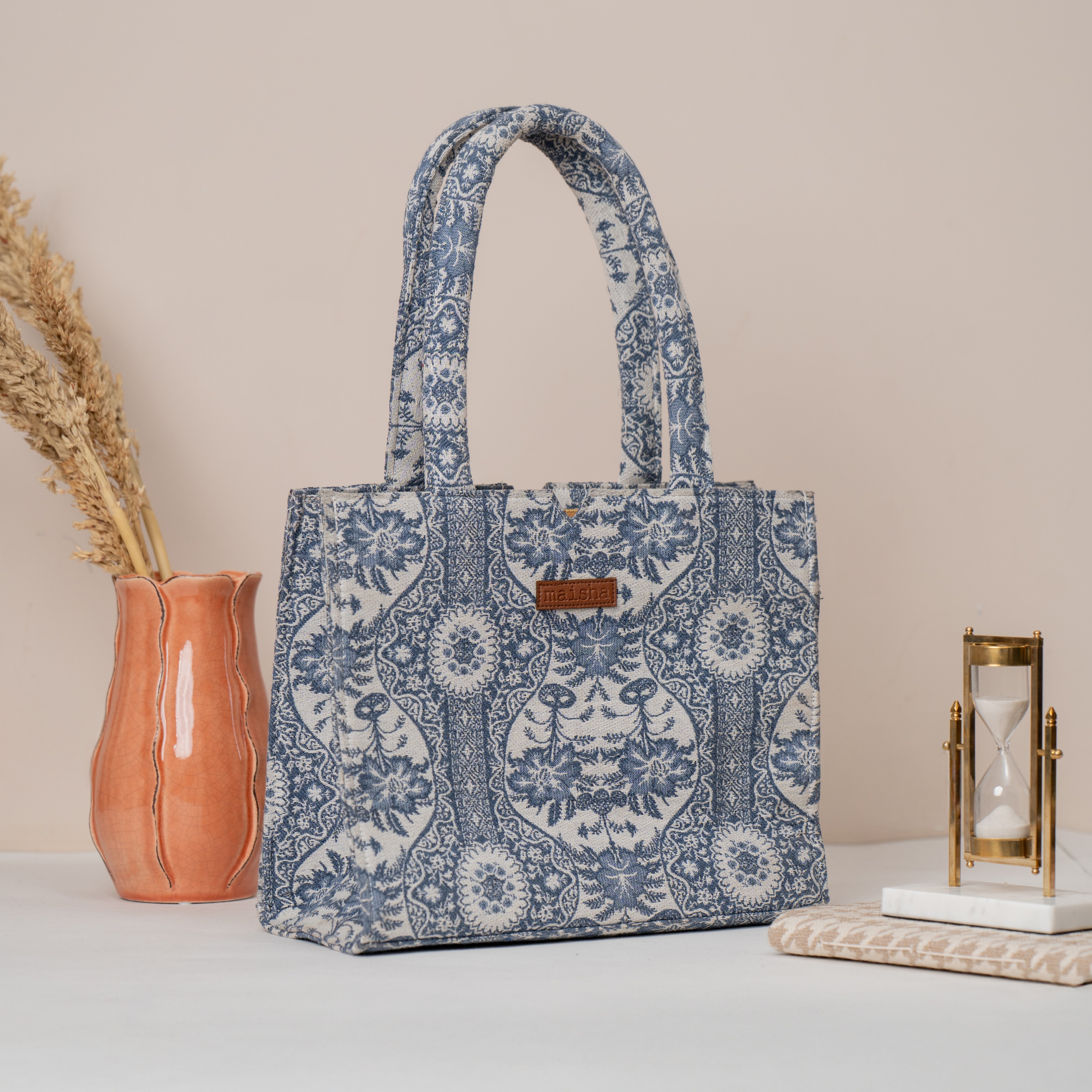 Blue Mirage Medium Box Bag (MEDIUM)