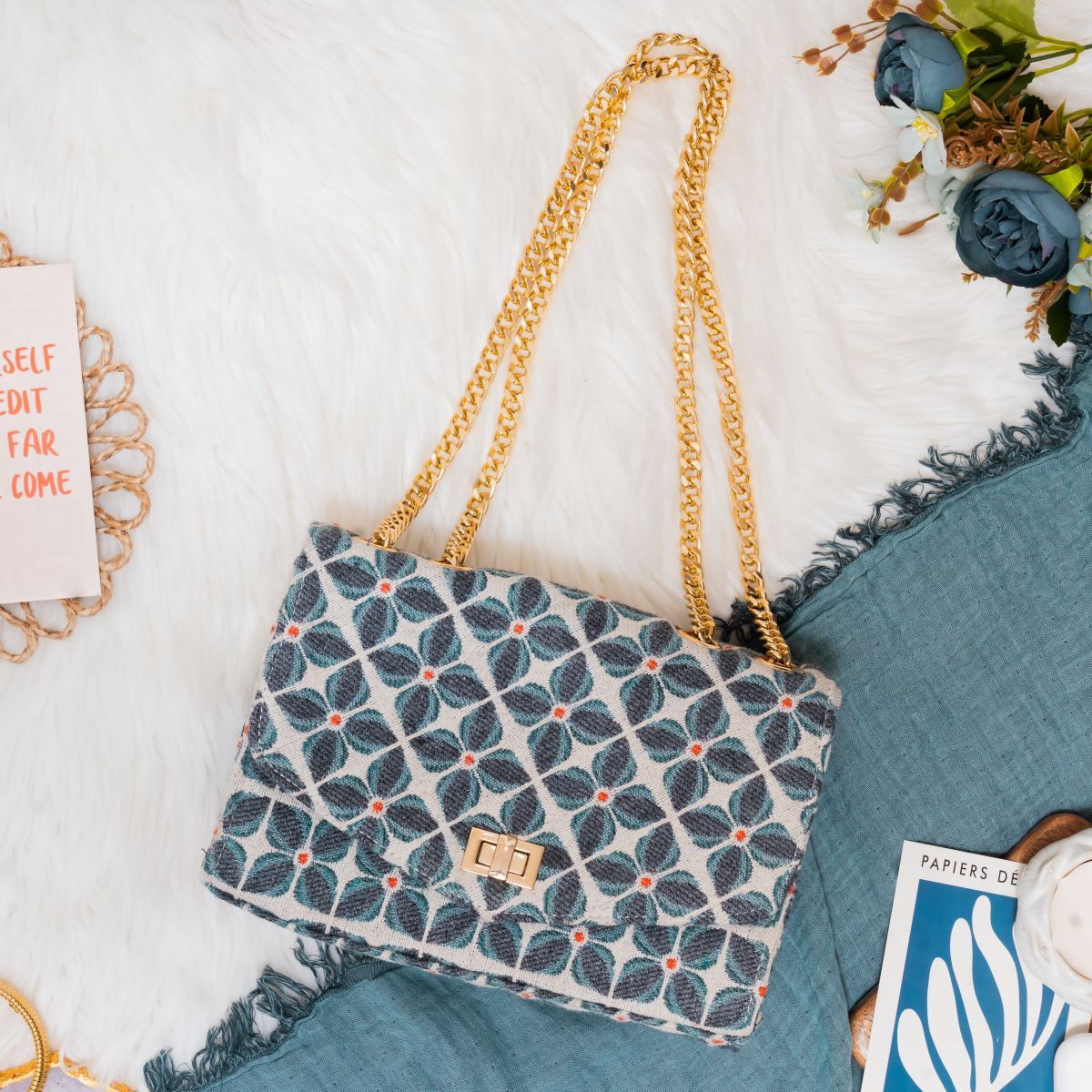 Flower Fusion Go Social Sling Bag