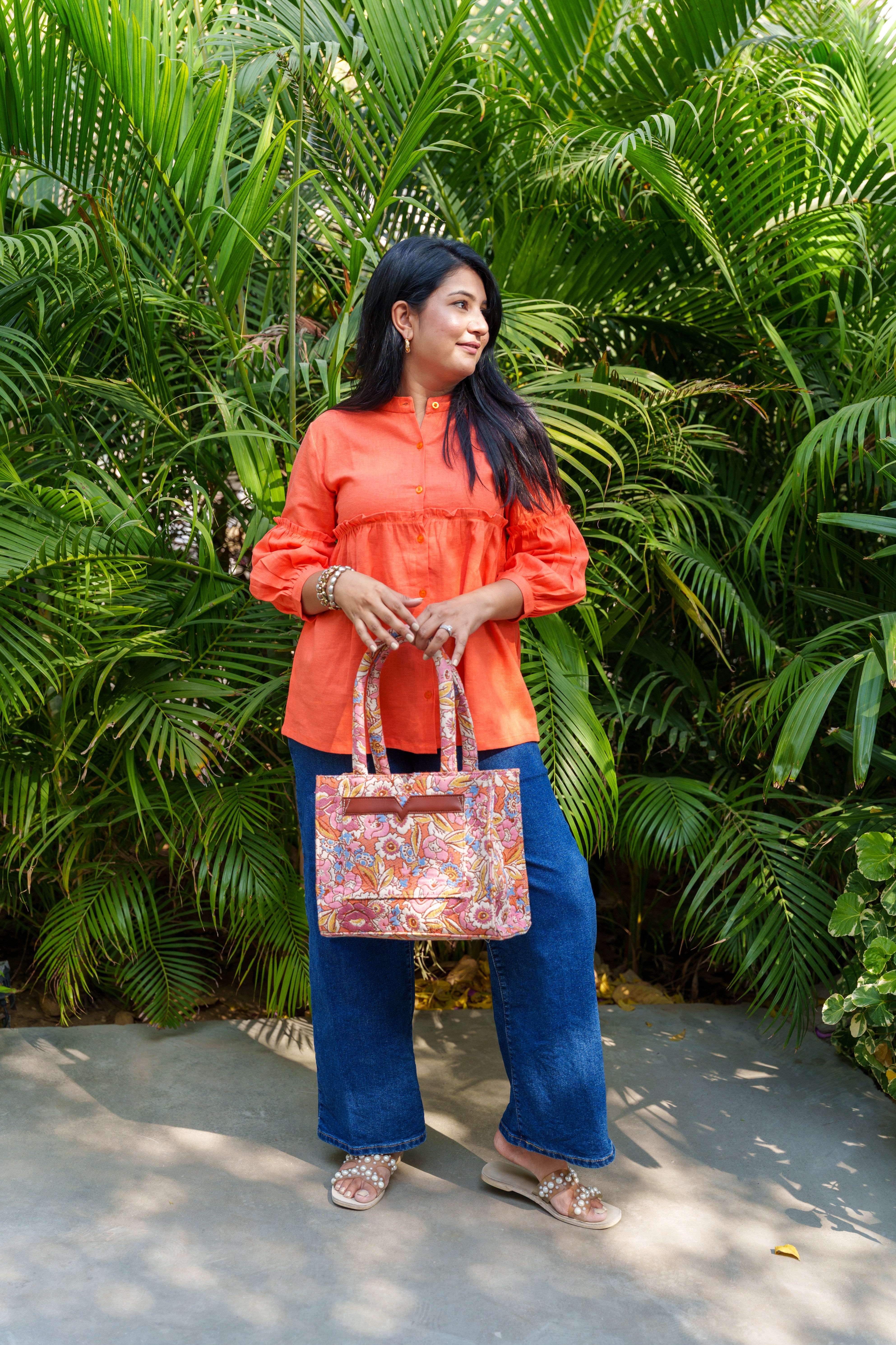 Orange Sunset Hues Top