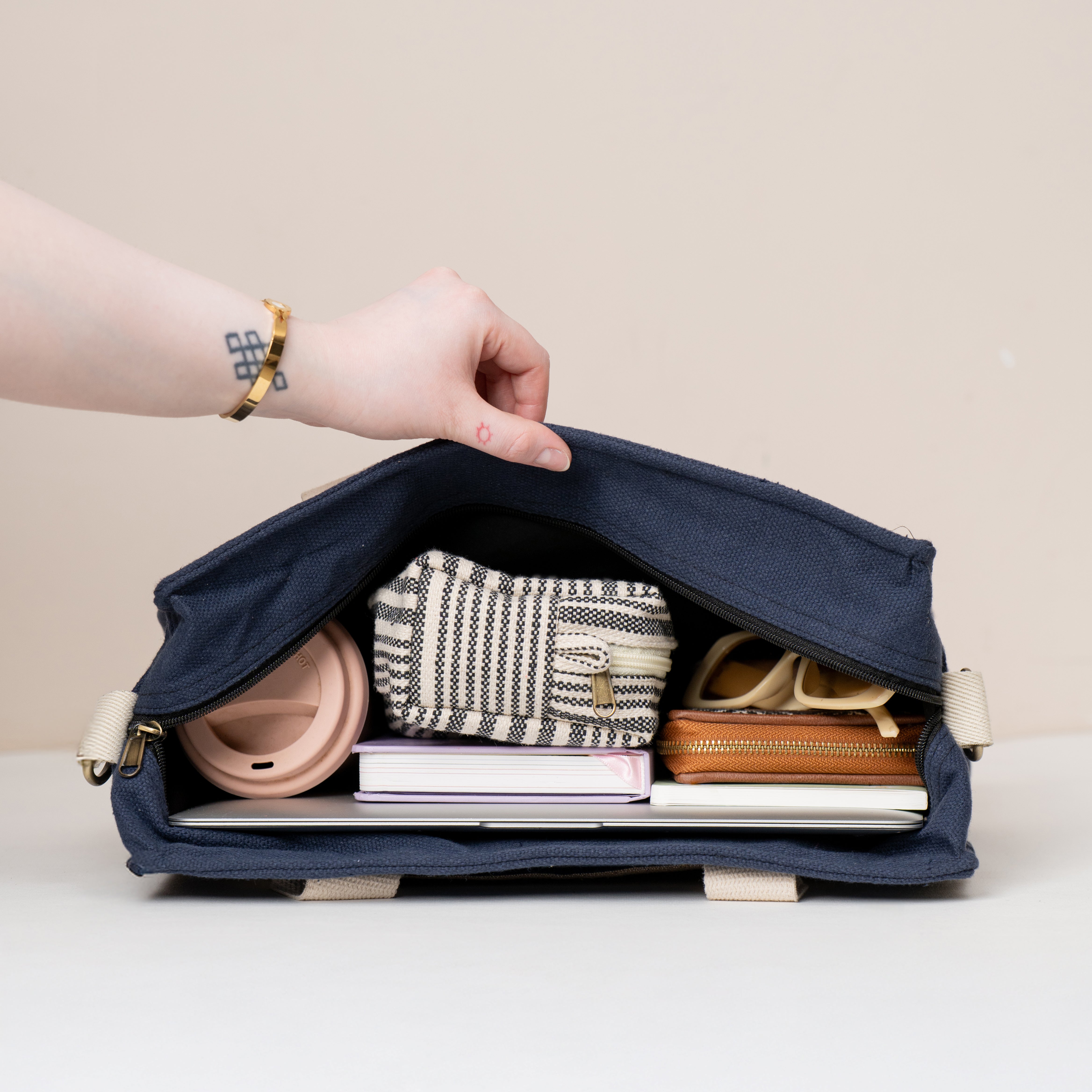 Ice Burst Canvas Tote Bag