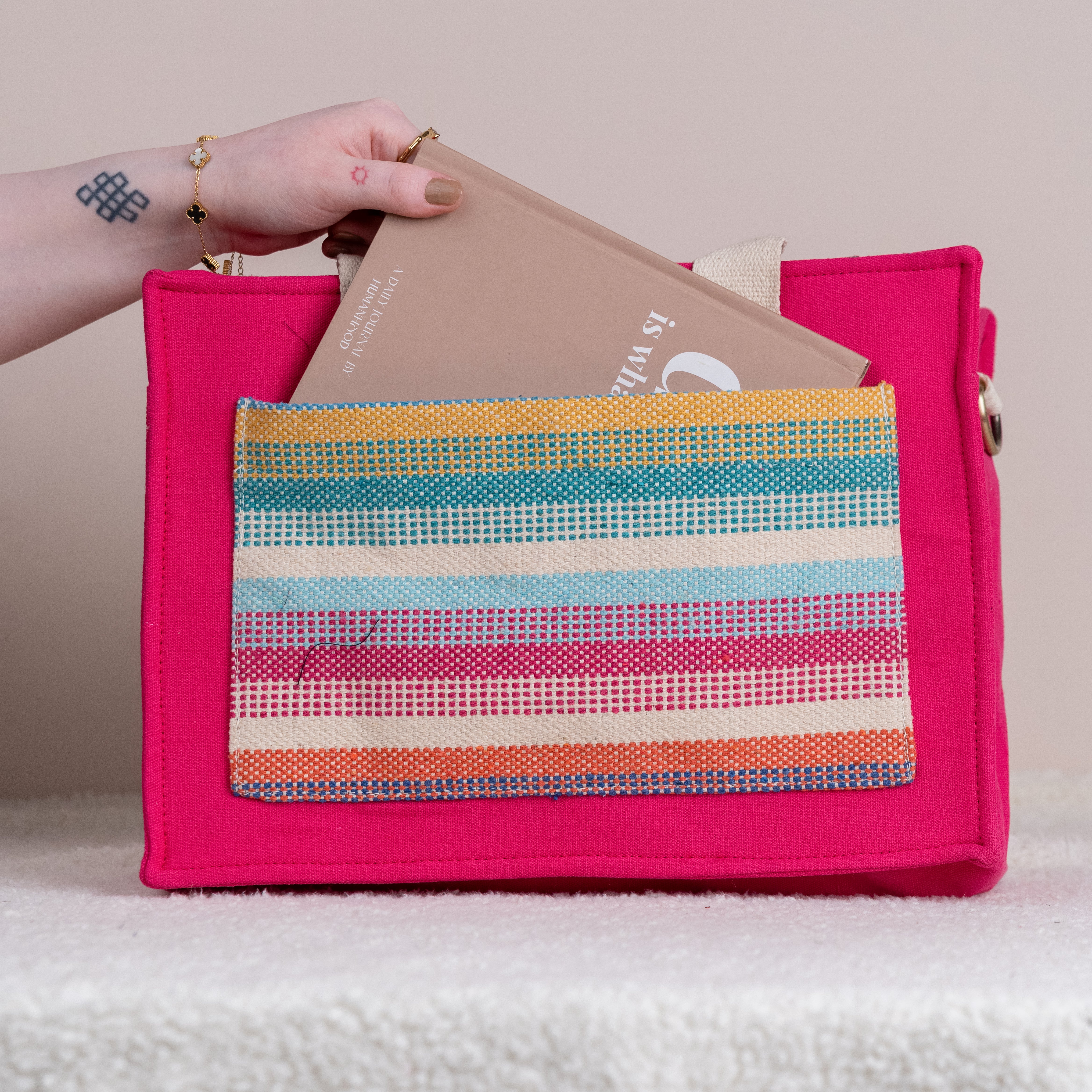 Colourful Remix Canvas Tote Bag