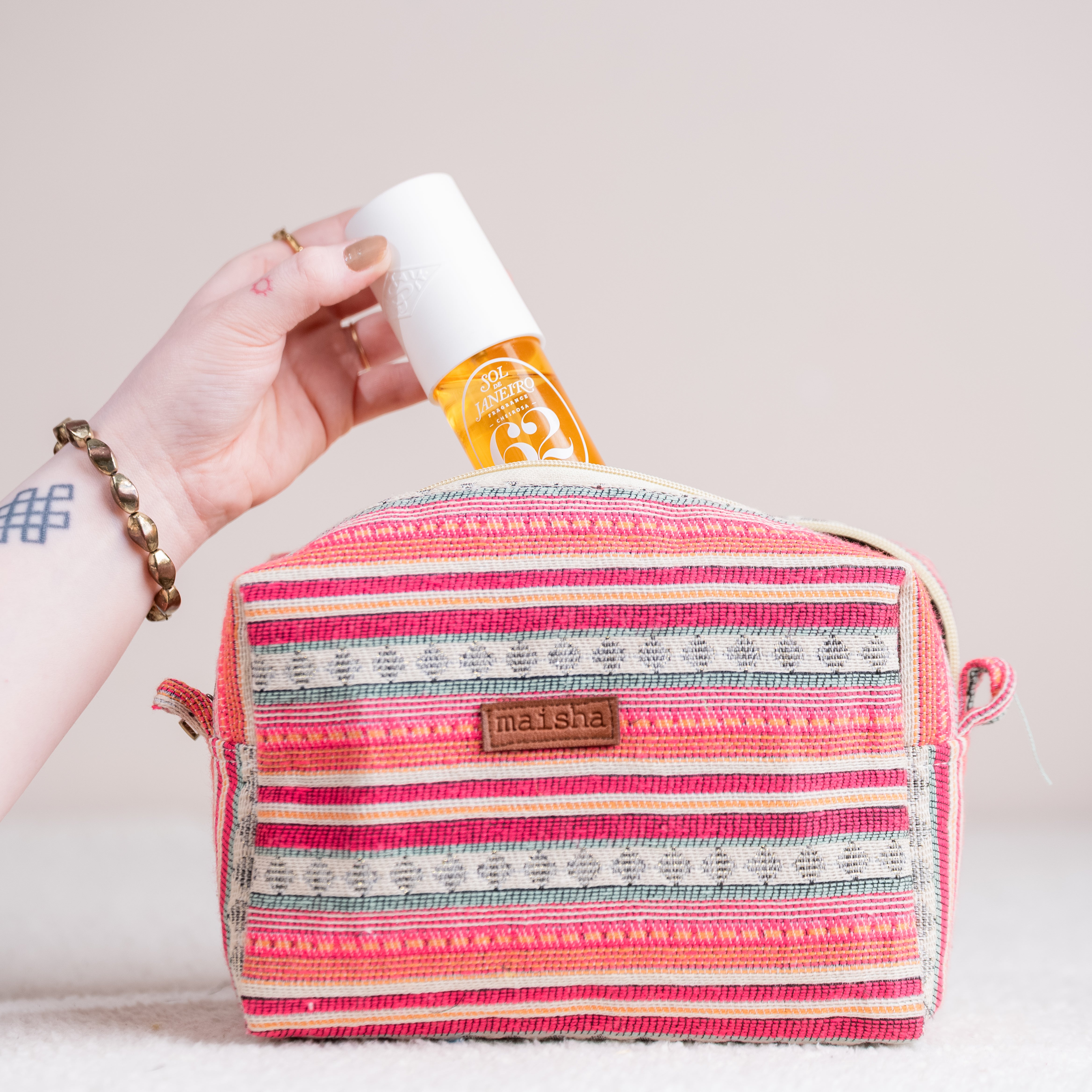 Boho Blush Essential Pouch (Set of 3)