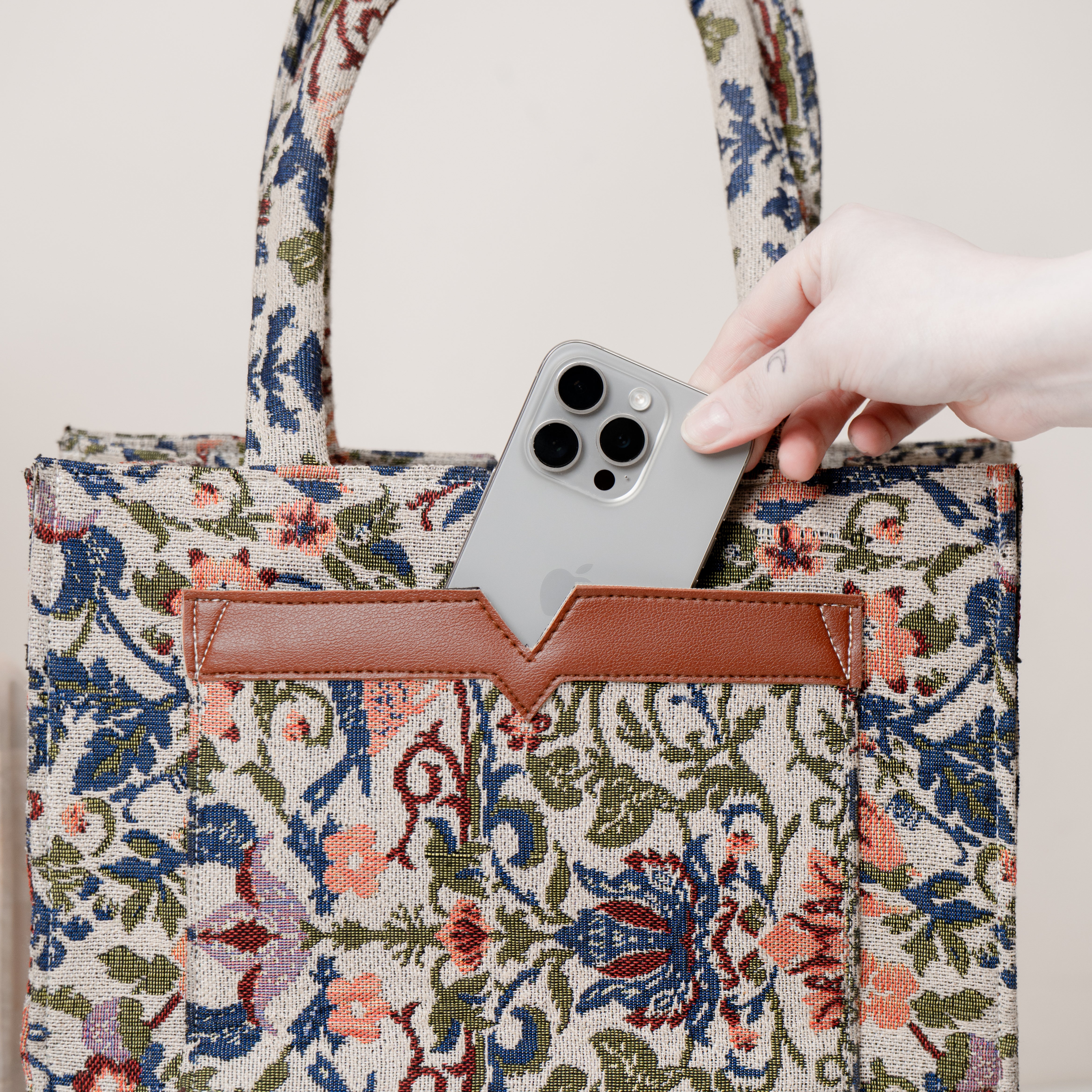 Sundown Bloom Medium Box Bag (MEDIUM)