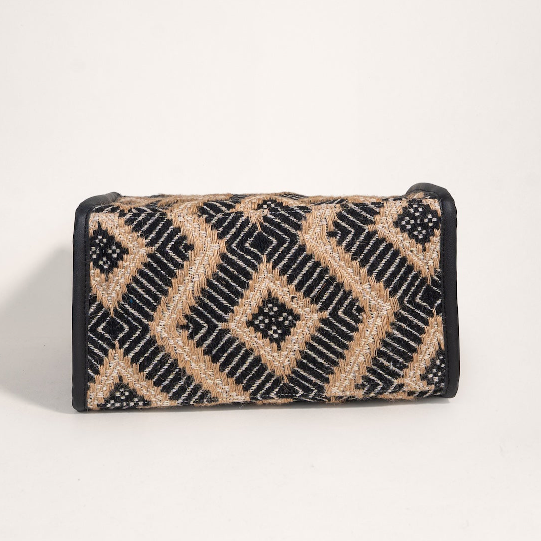Sahara Grid Box Bag (Medium)