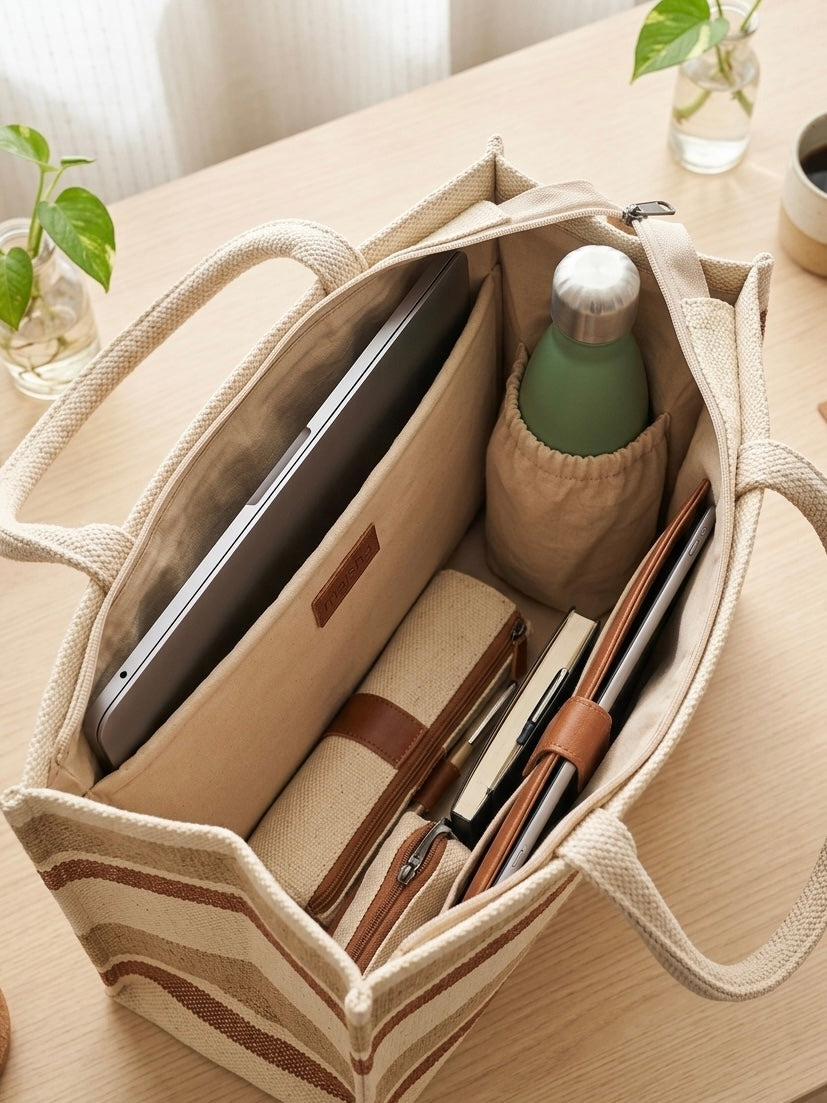 Vintage Brown Box Bag (LARGE)