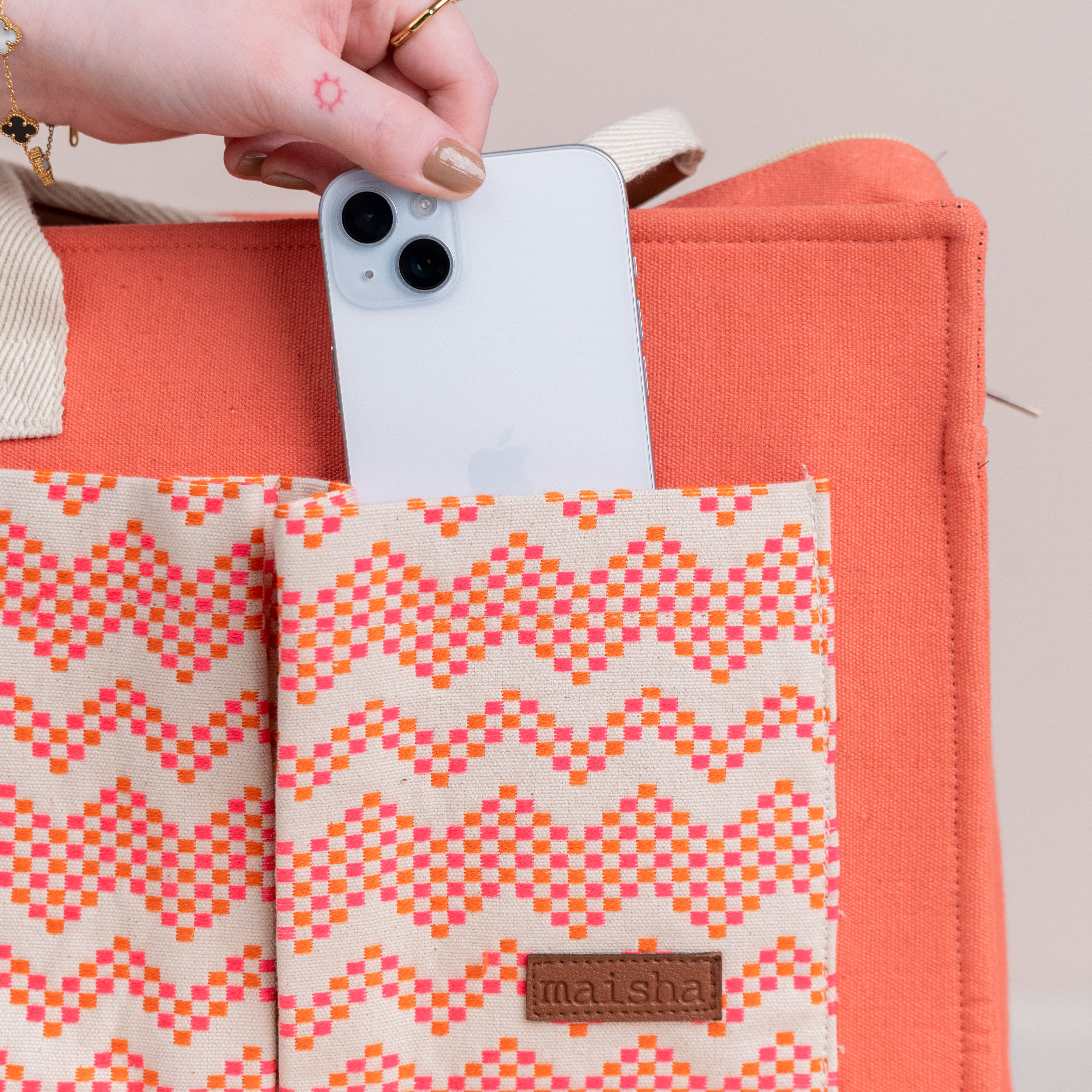 Pastel Patakha Canvas Tote Bag