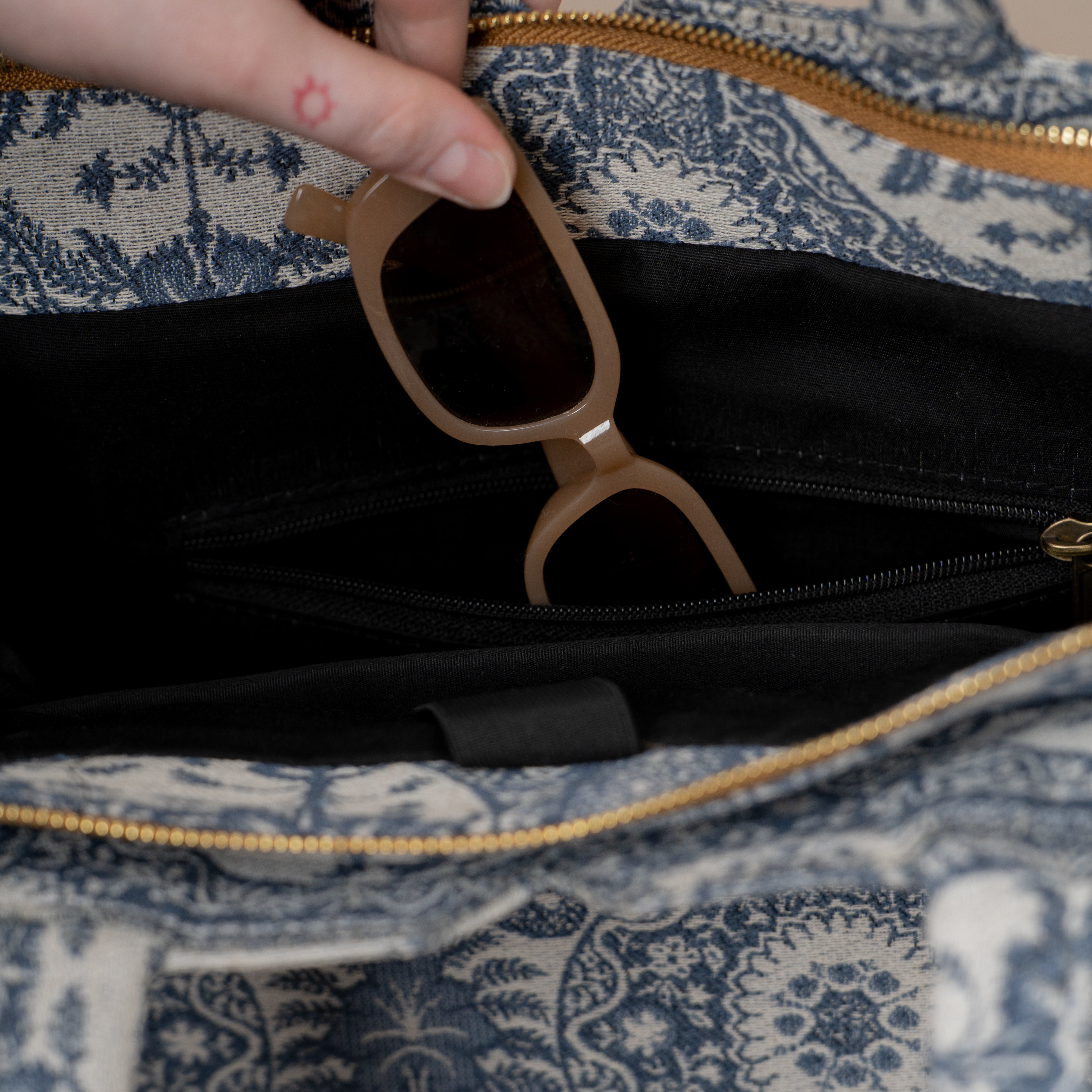 Blue Mirage Large Box Bag (LARGE)