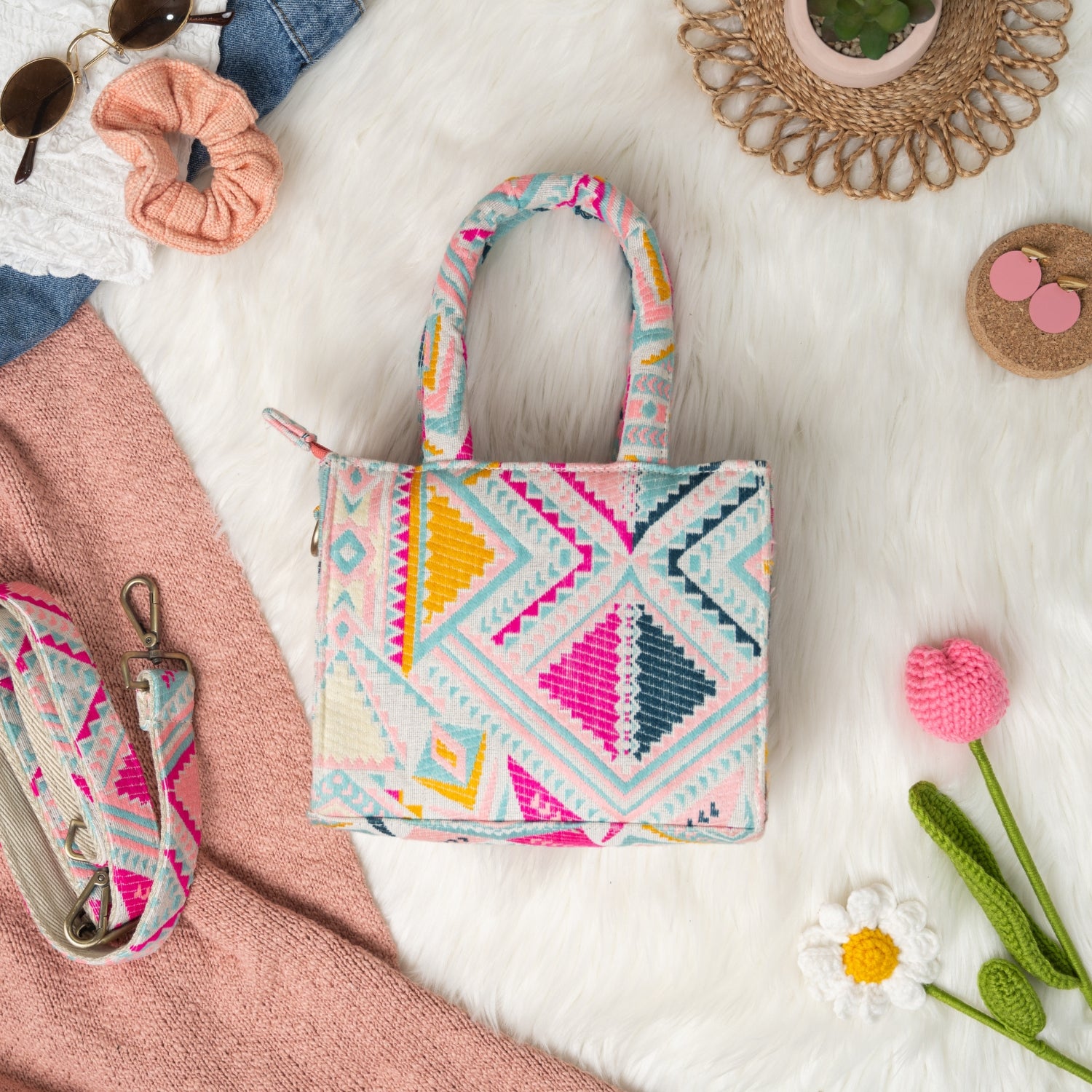 Pastel Passion Small Box Bag (SMALL)