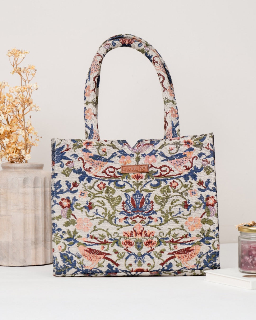 Sundown Bloom Medium Box Bag (MEDIUM)