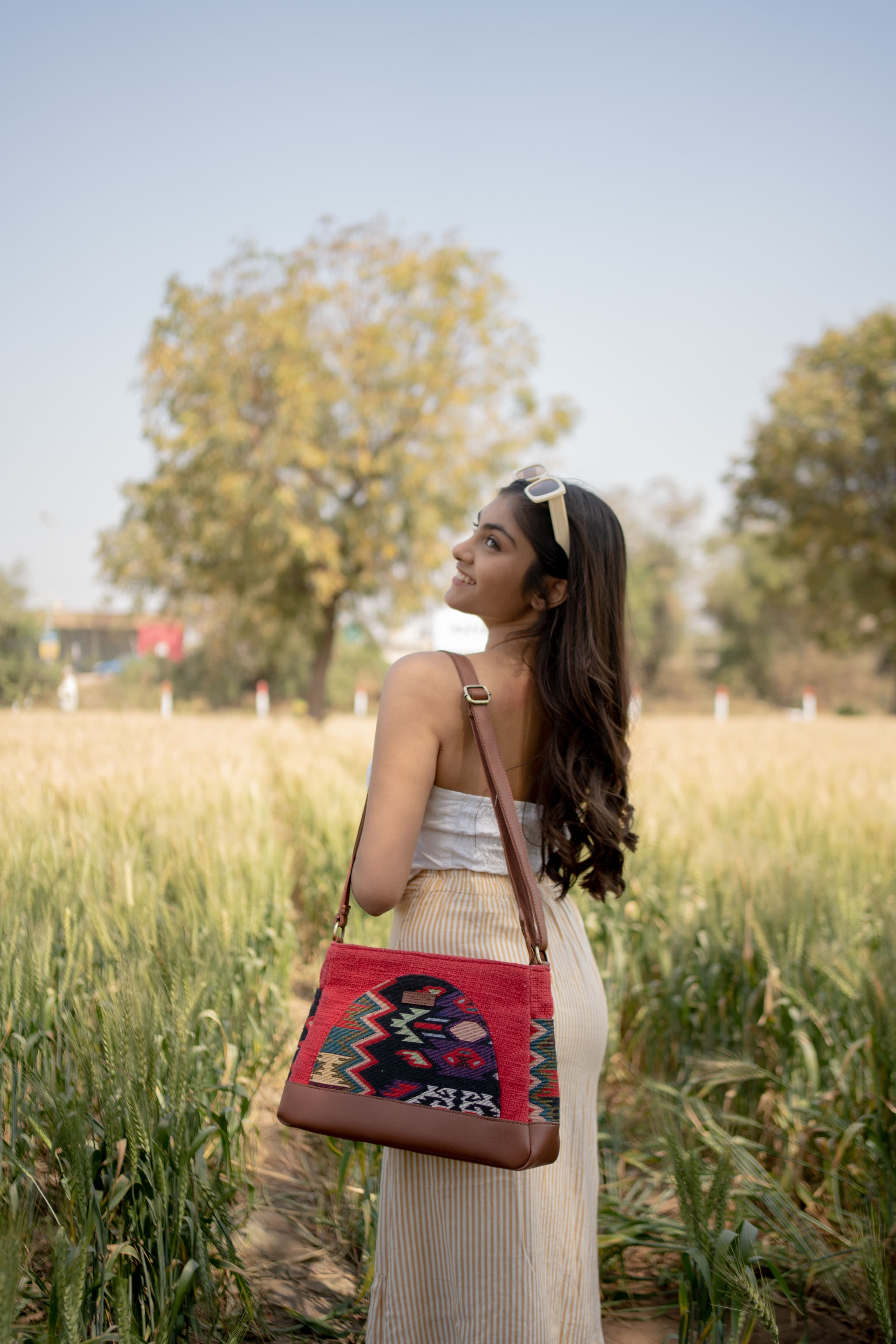 Tribal Weaves Not So Little Sling Bag