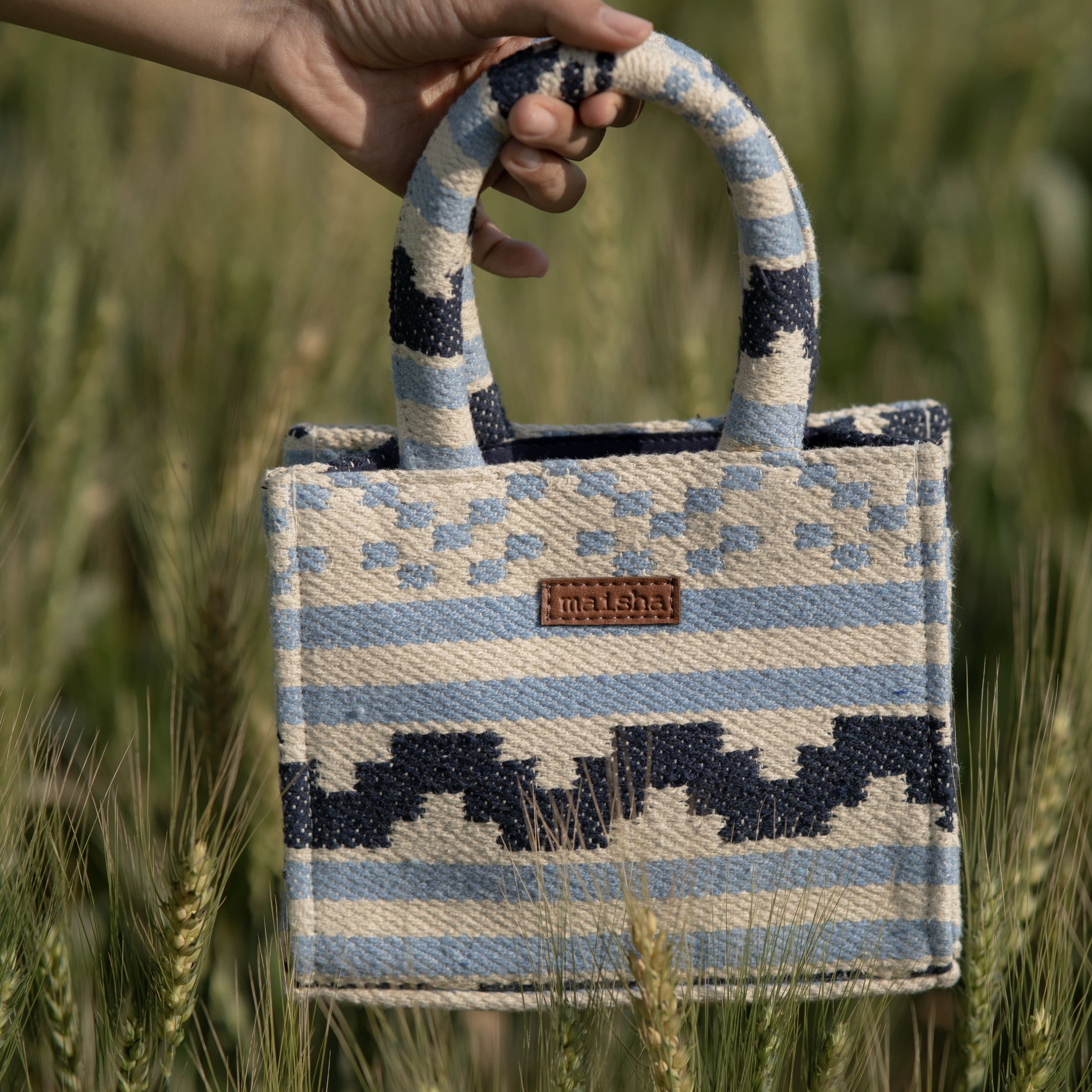 Indigo Blues Box Bag (SMALL)