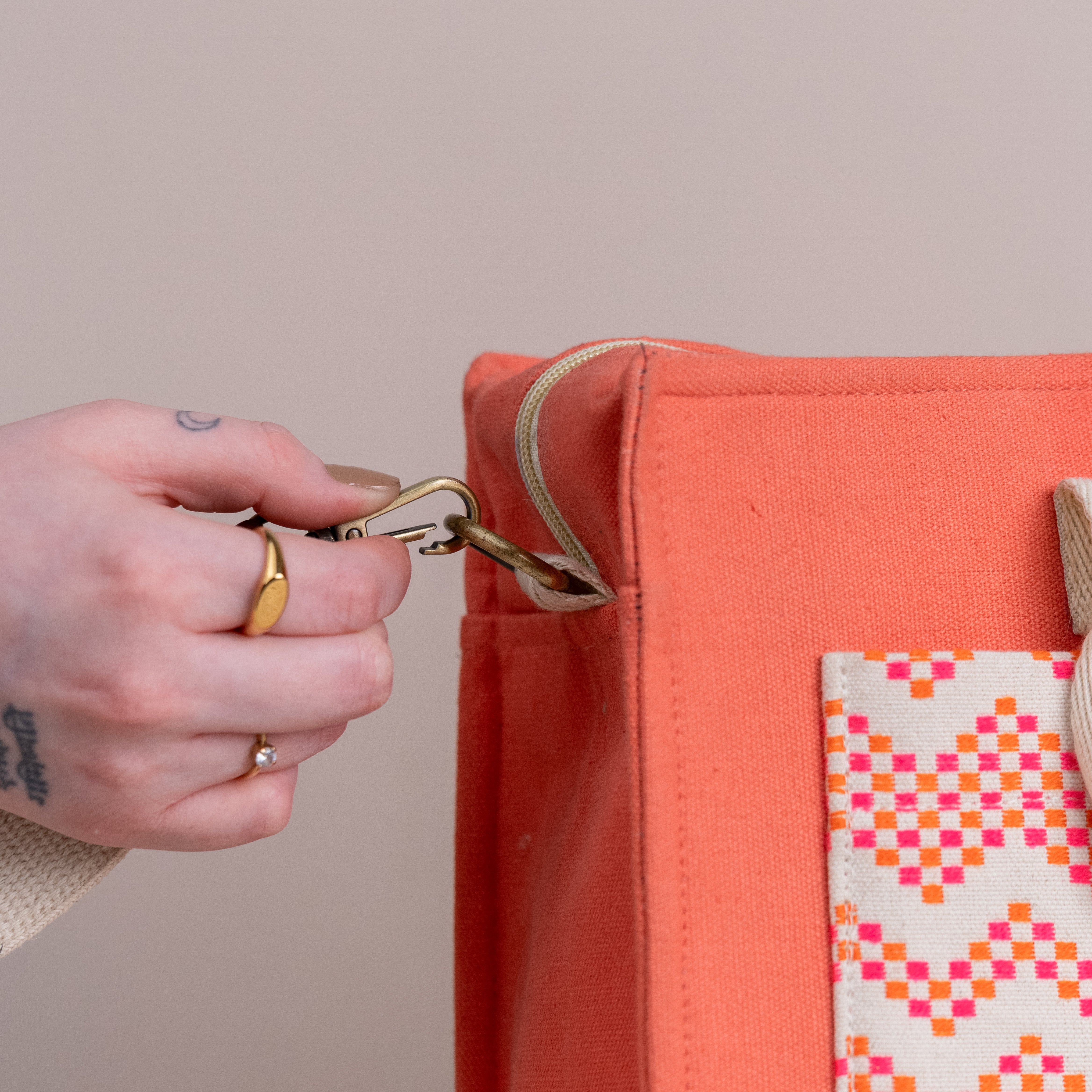 Pastel Patakha Canvas Tote Bag