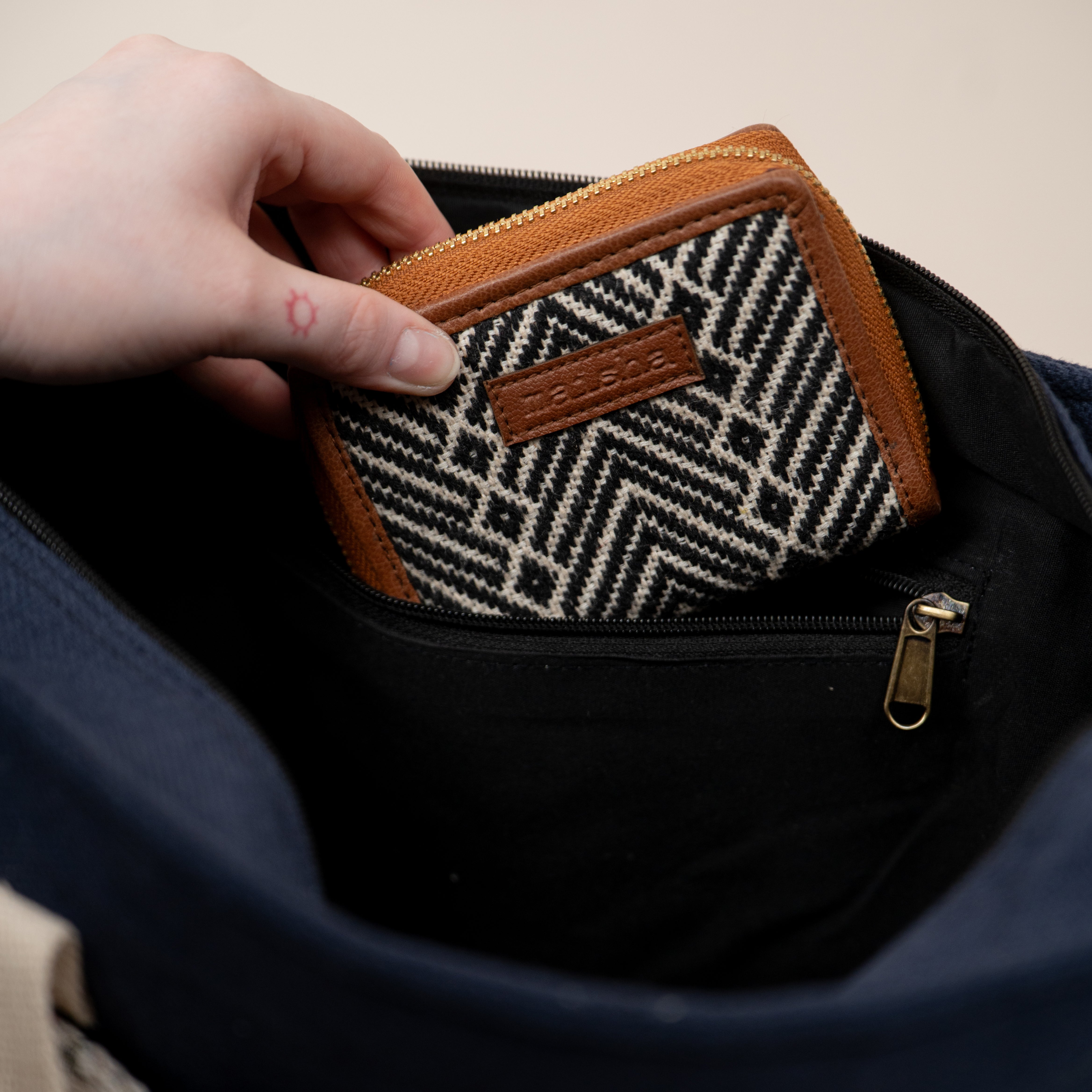 Ice Burst Canvas Tote Bag